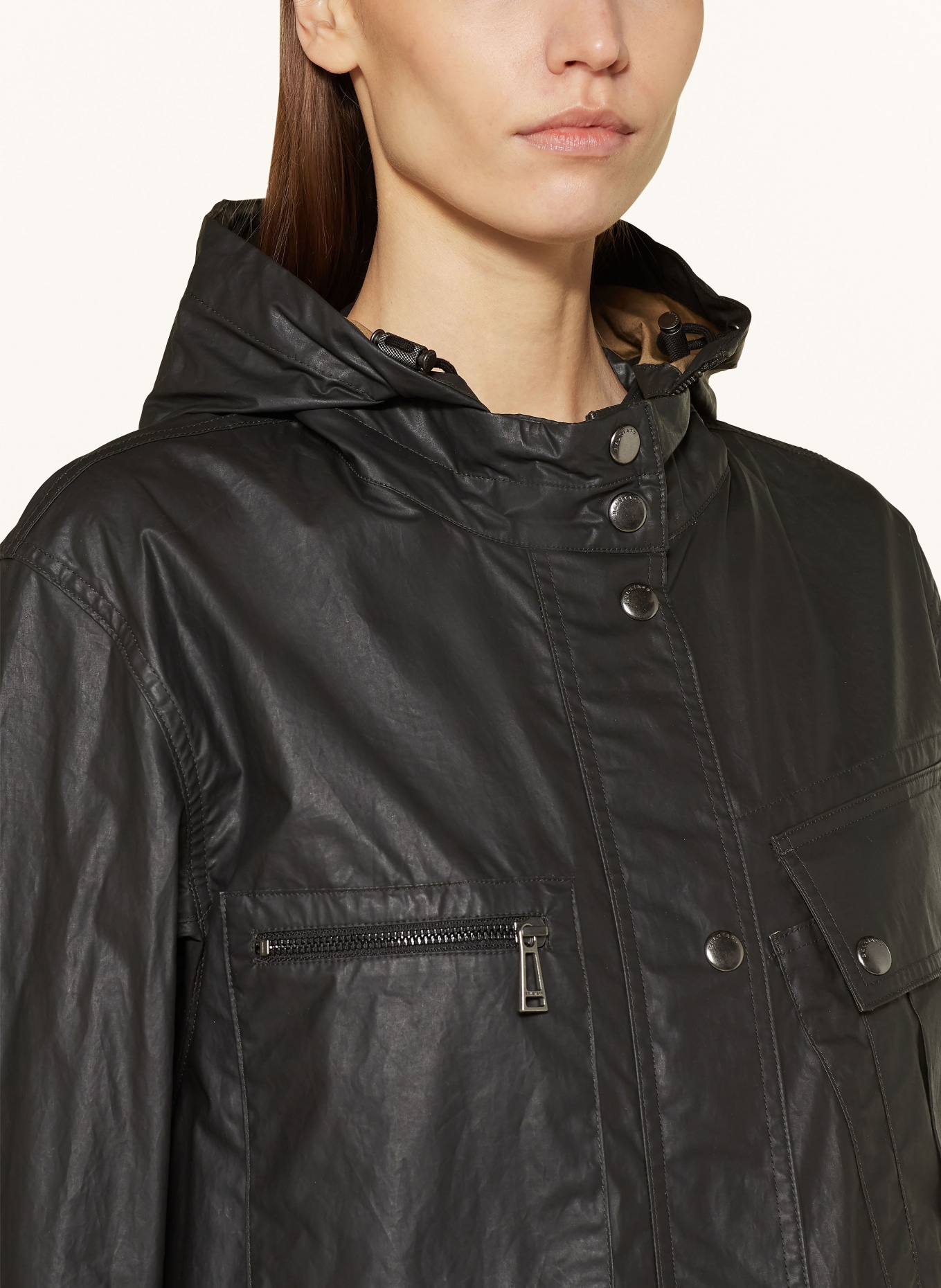 BELSTAFF Field jacket CENTENARY with detachable hood, Color: BLACK (Image 5)
