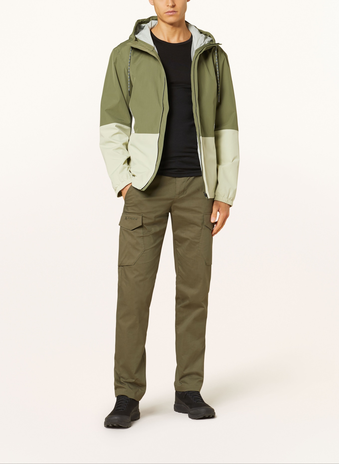 VAUDE Outdoor jacket REDMONT III, Color: GREEN/ LIGHT GREEN/ LIGHT GRAY (Image 2)