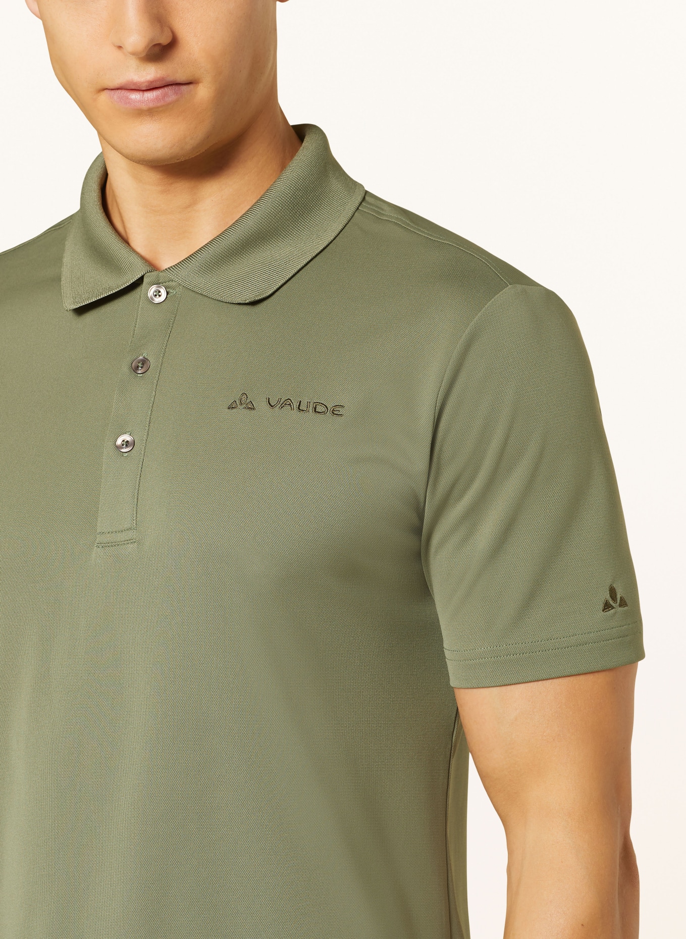 VAUDE Performance polo shirt ESSENTIAL, Color: GREEN (Image 4)