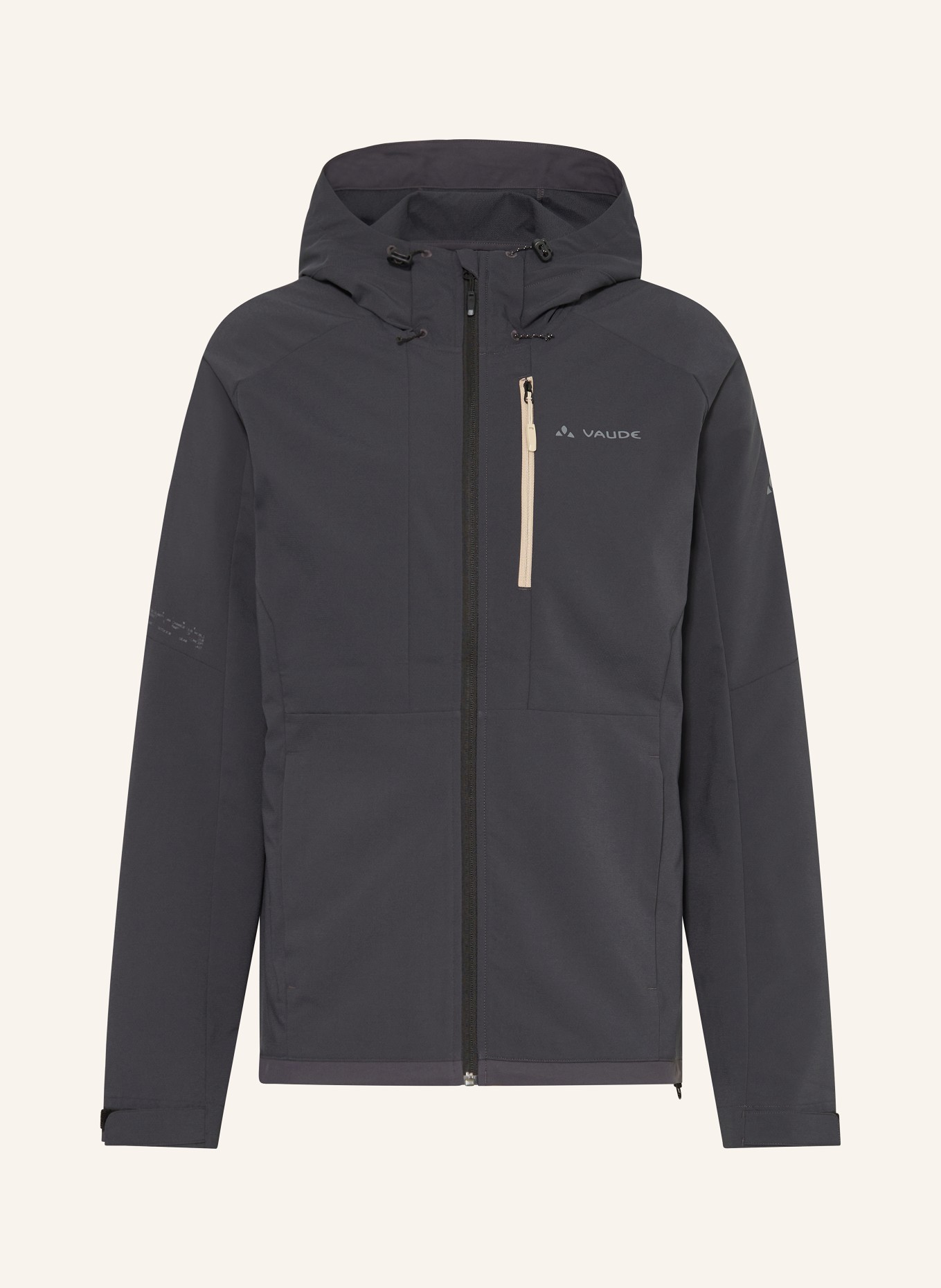 VAUDE Outdoor jacket ELOPE, Color: DARK GRAY (Image 1)