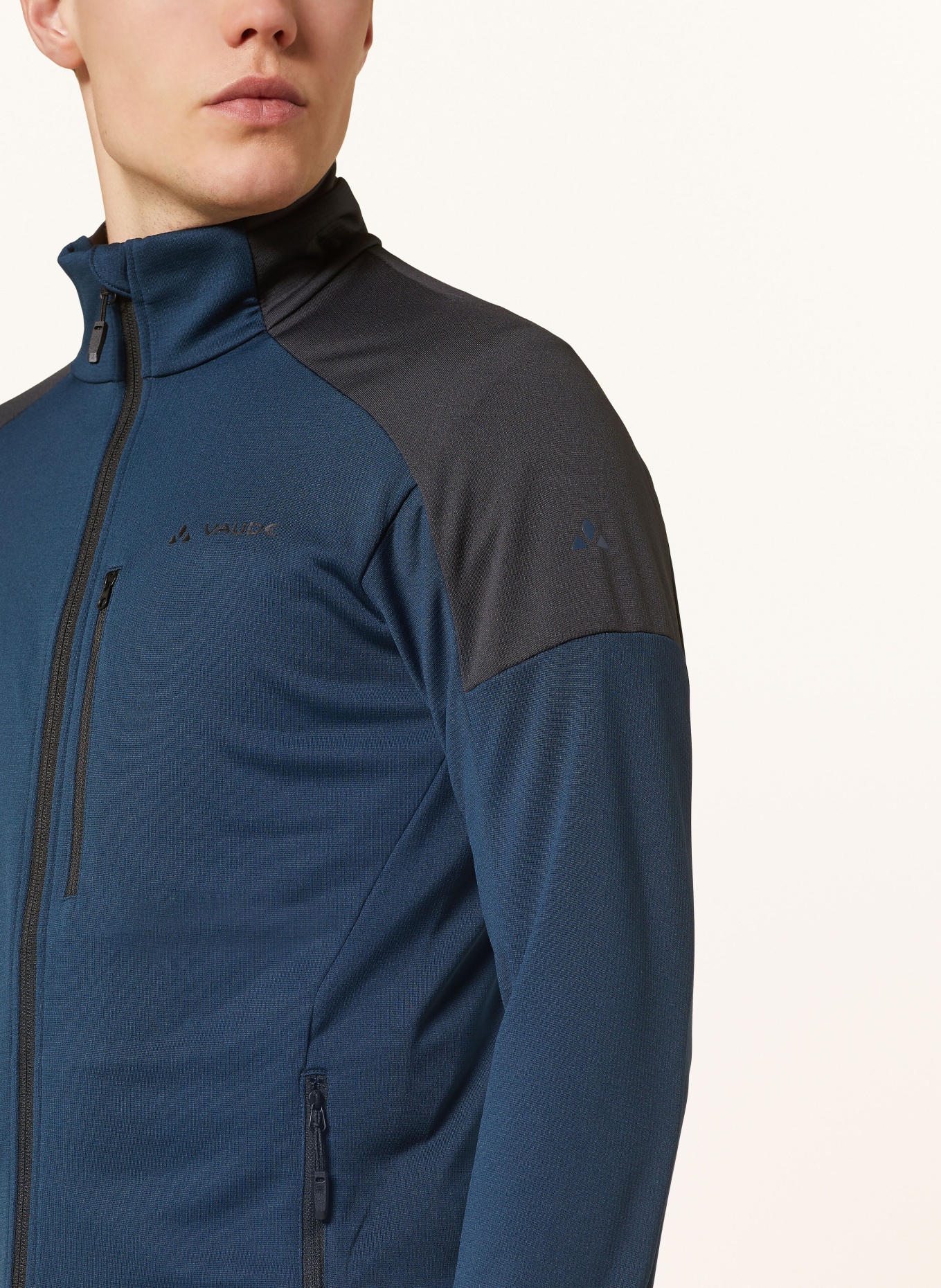 VAUDE Mid-layer jacket ELOPE II, Color: DARK BLUE/ BLACK (Image 4)