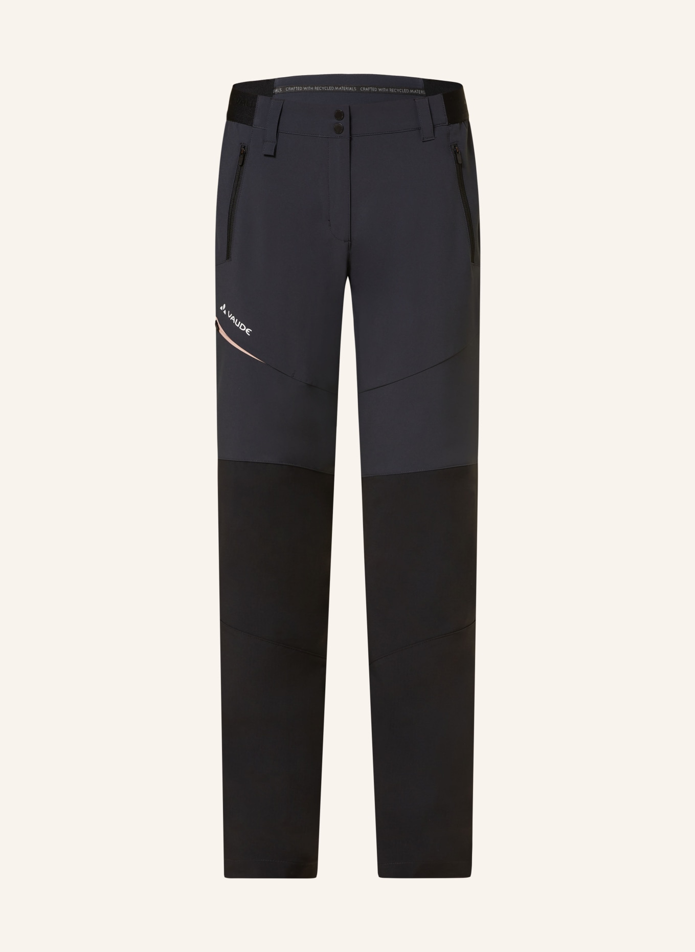 VAUDE Trekking pants ELOPE, Color: DARK GRAY/ BLACK (Image 1)