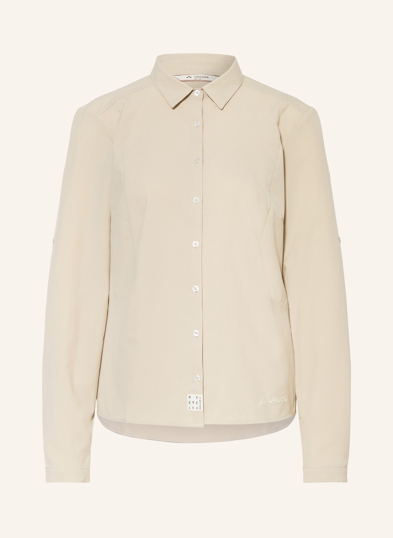 VAUDE Outdoor blouse ROSEMOOR, Color: BEIGE (Image 1)