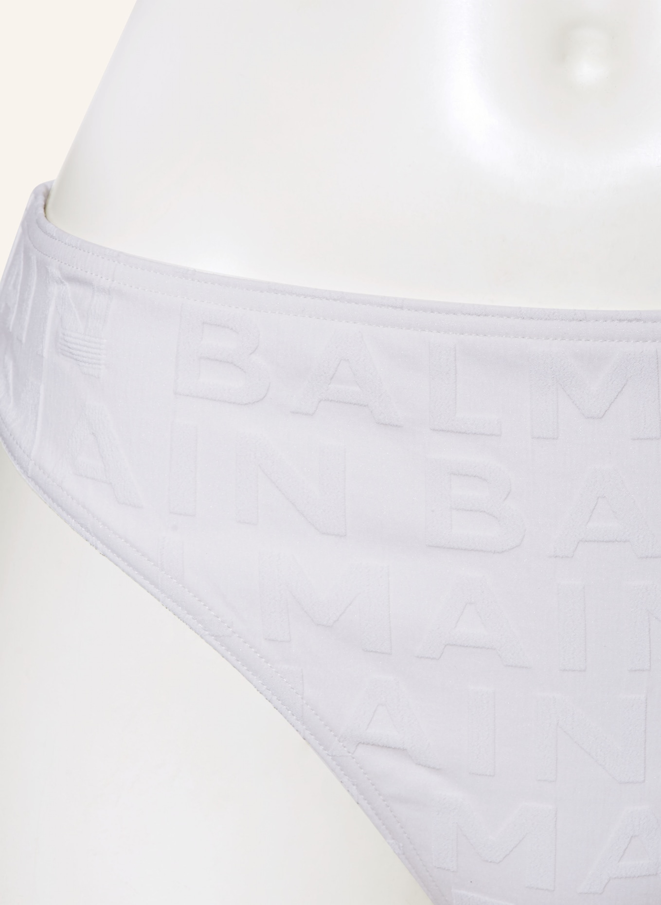 BALMAIN One shoulder bikini, Color: WHITE (Image 4)