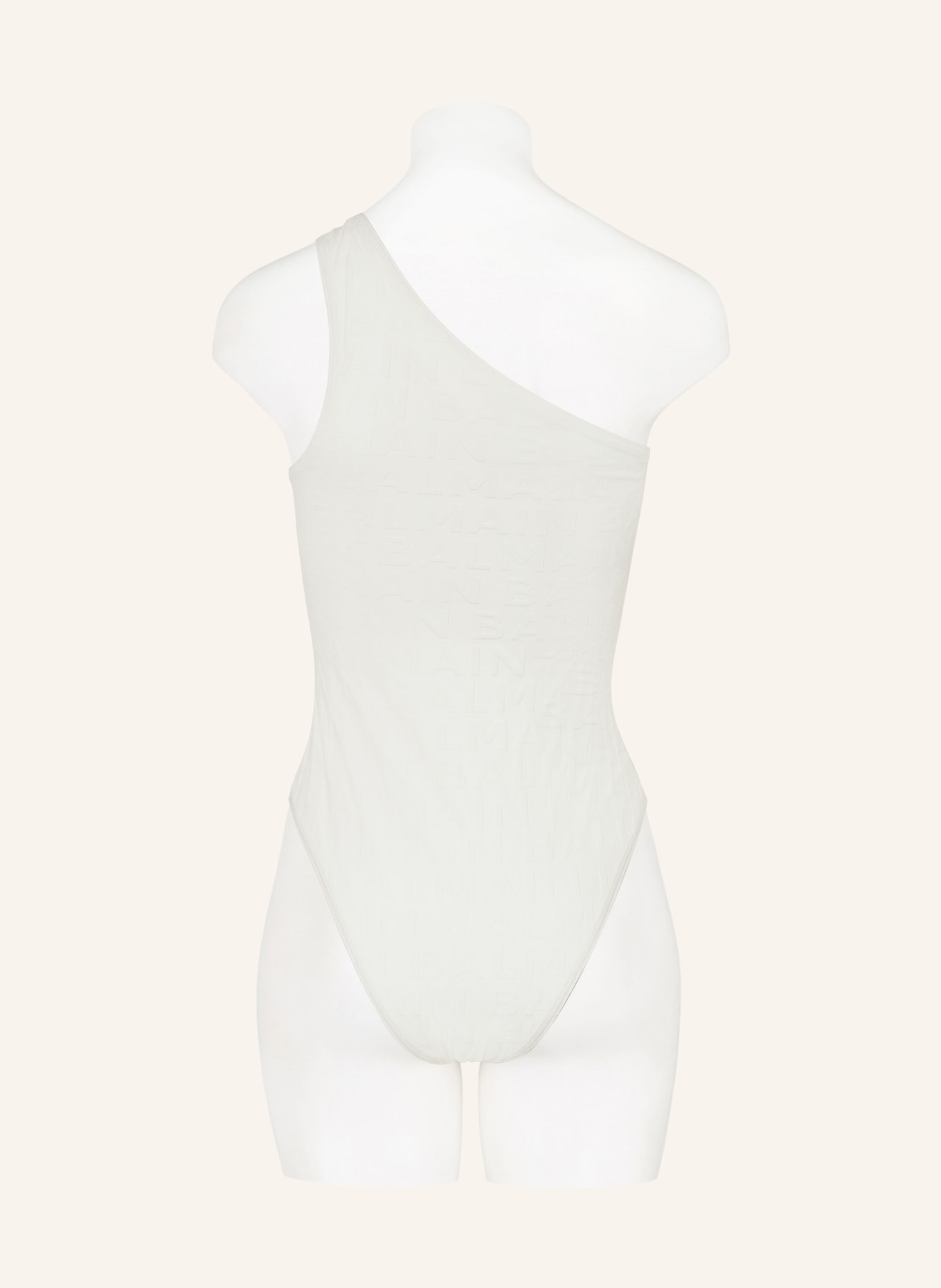 BALMAIN One-Shoulder-Badeanzug, Farbe: WEISS (Bild 3)
