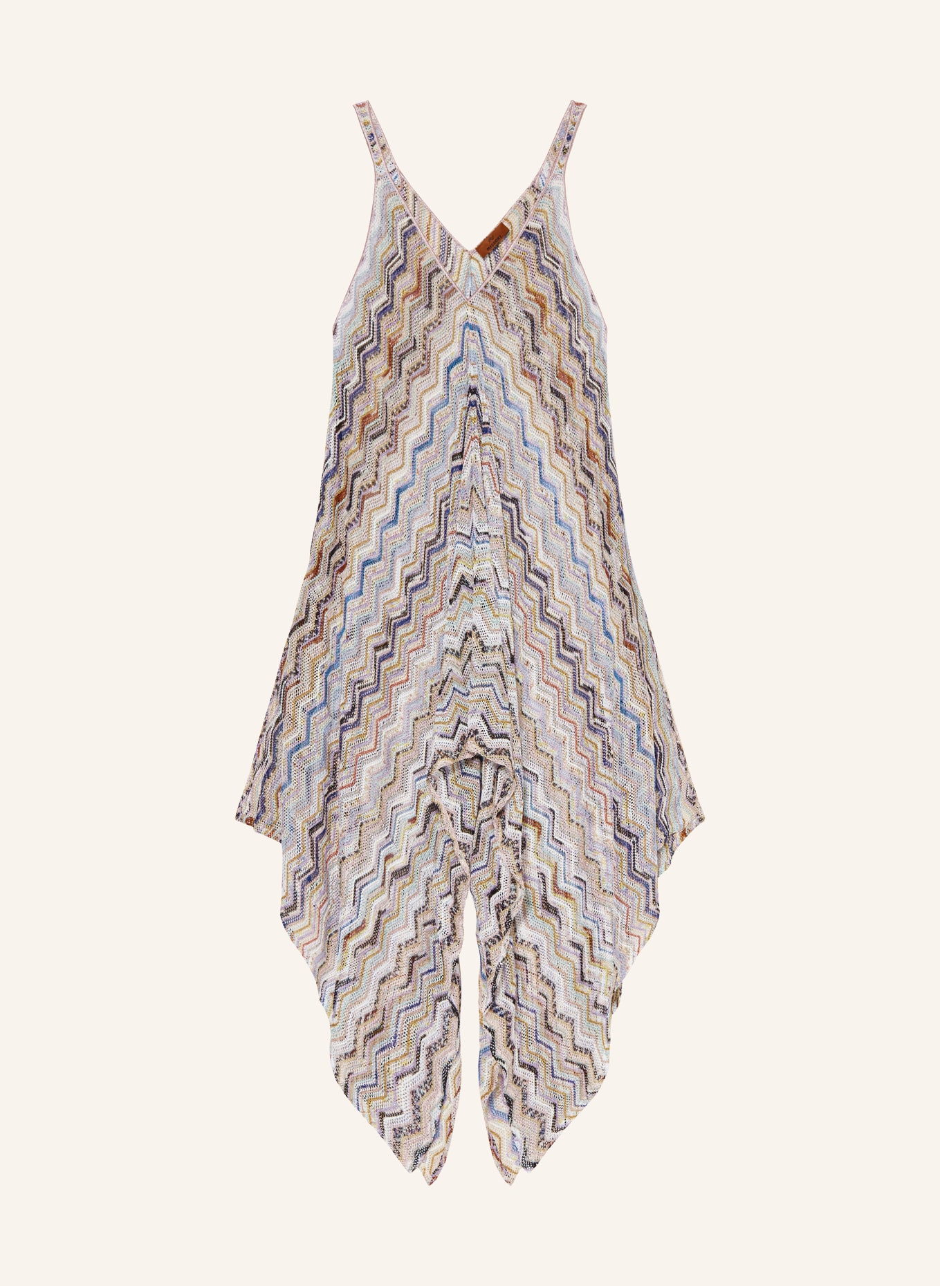 MISSONI Beach dress with glitter thread, Color: BLUE/ PINK/ GOLD (Image 1)
