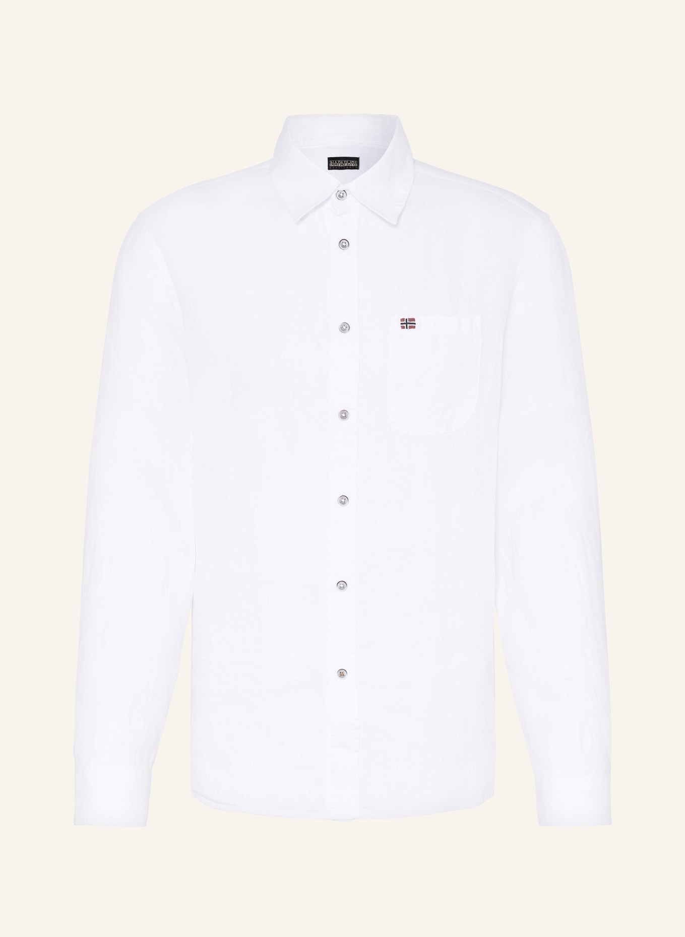 NAPAPIJRI Shirt G-LINEN regular fit, Color: WHITE (Image 1)