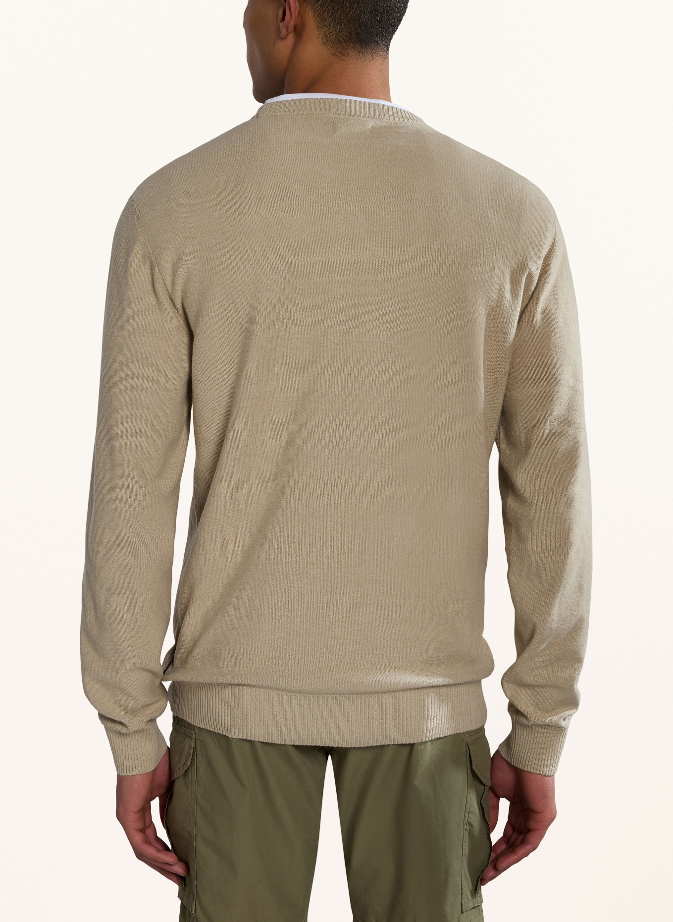 NAPAPIJRI Sweater D-LINEN, Color: BEIGE (Image 3)