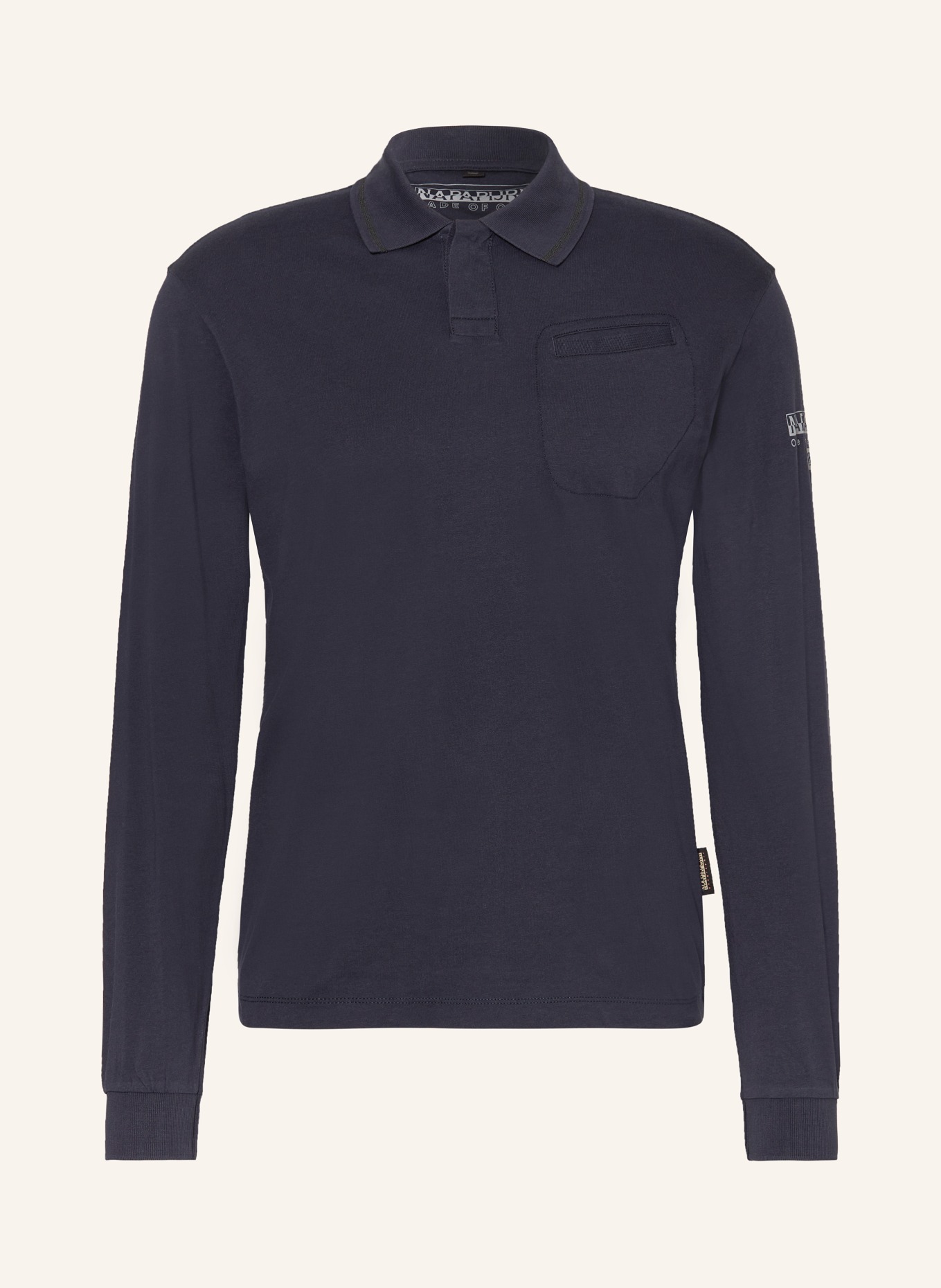 NAPAPIJRI Jersey-Poloshirt MELVILLE Regular Fit, Farbe: DUNKELBLAU (Bild 1)