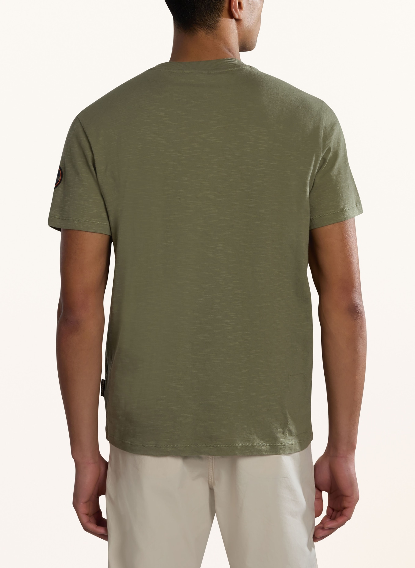 NAPAPIJRI T-Shirt S-TEPEES, Farbe: GRÜN/ ORANGE (Bild 3)