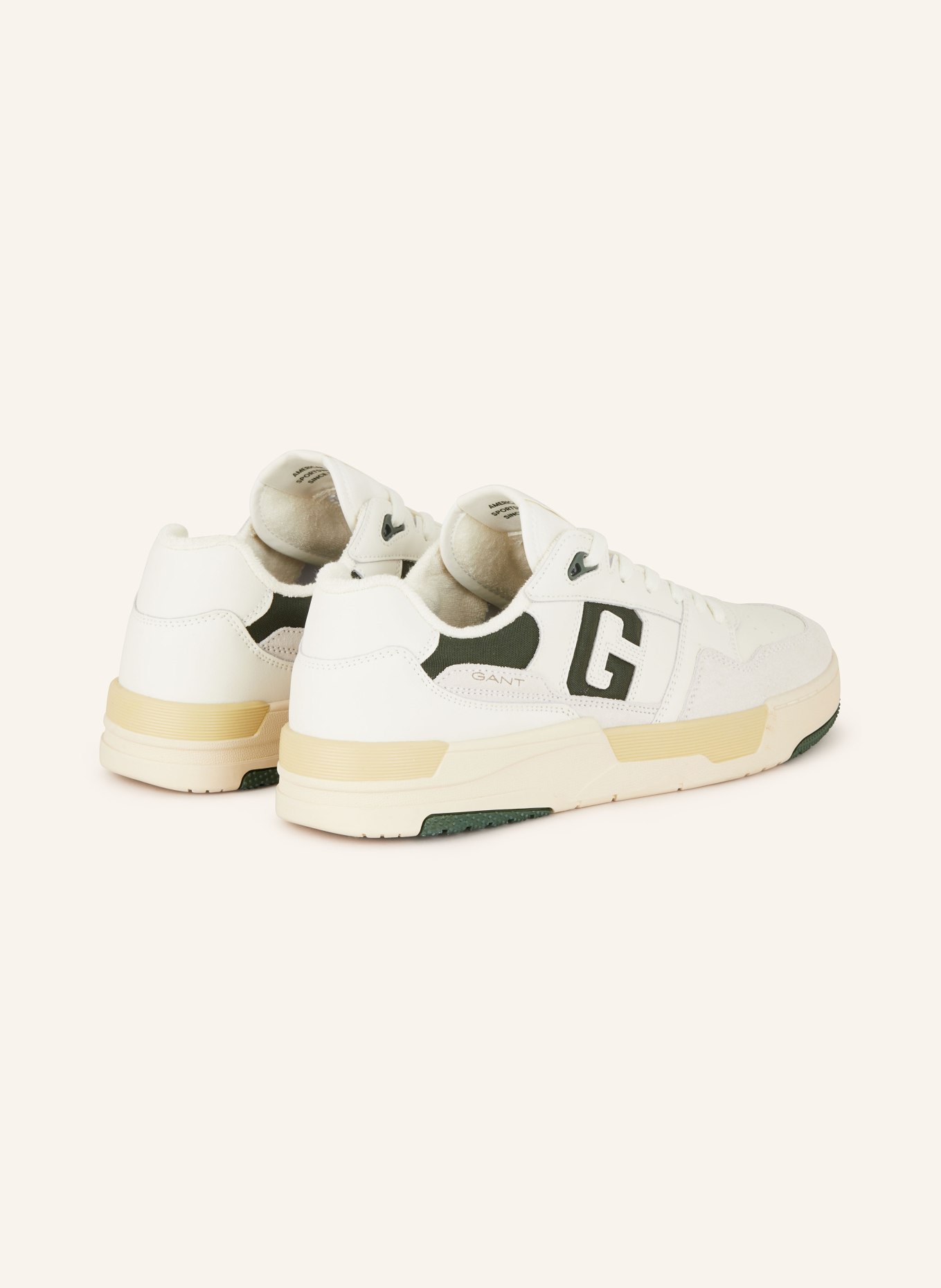 GANT Sneakers BROOKPAL, Color: WHITE/ DARK GREEN (Image 2)