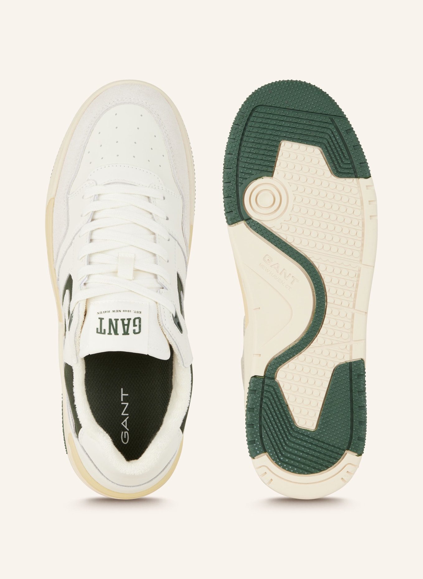 GANT Sneakers BROOKPAL, Color: WHITE/ DARK GREEN (Image 5)