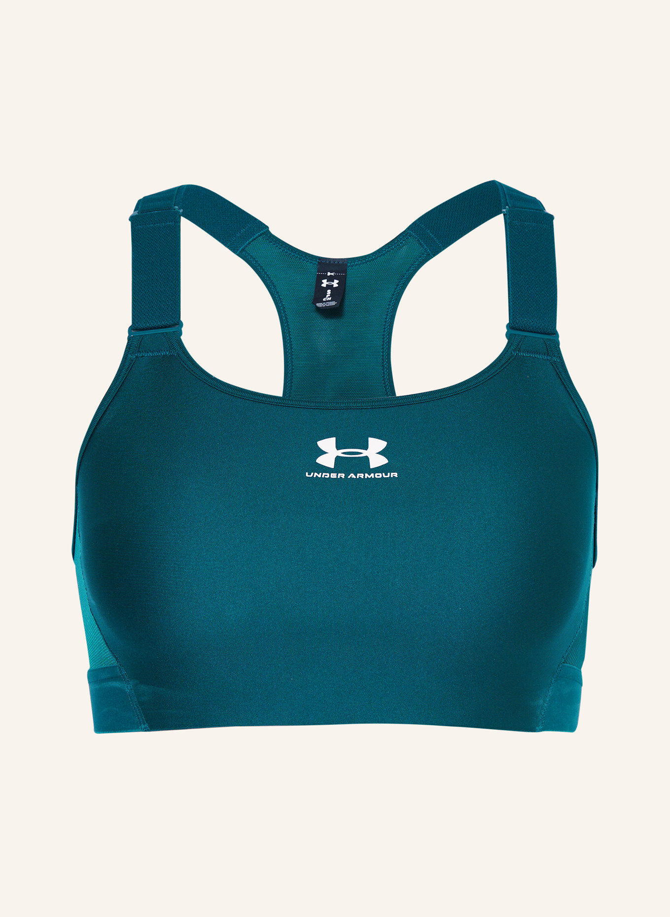 UNDER ARMOUR Sports bra AMOUR HIGH, Color: TEAL (Image 1)