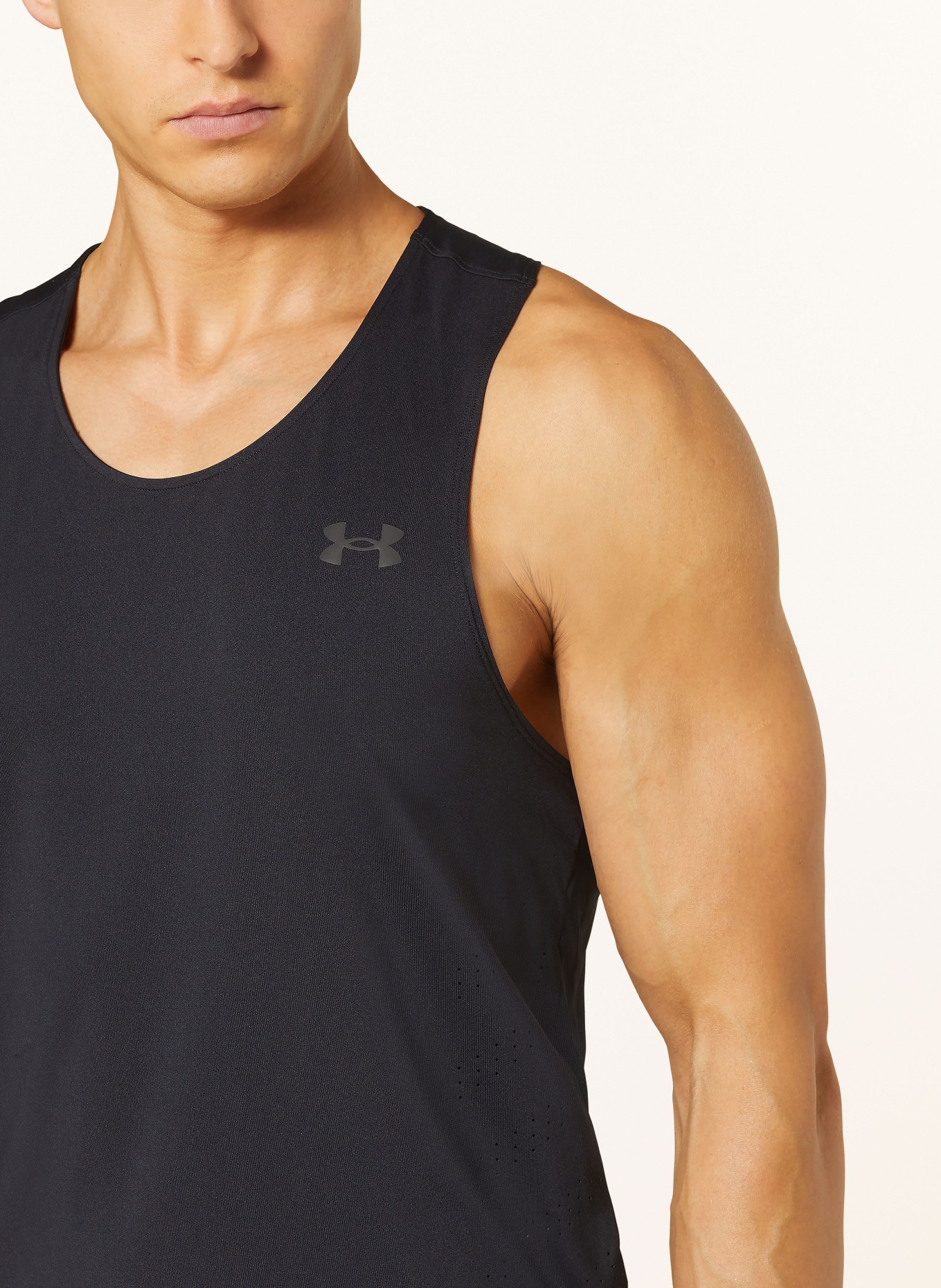 UNDER ARMOUR Running top LAUNCH ELITE, Color: BLACK (Image 4)