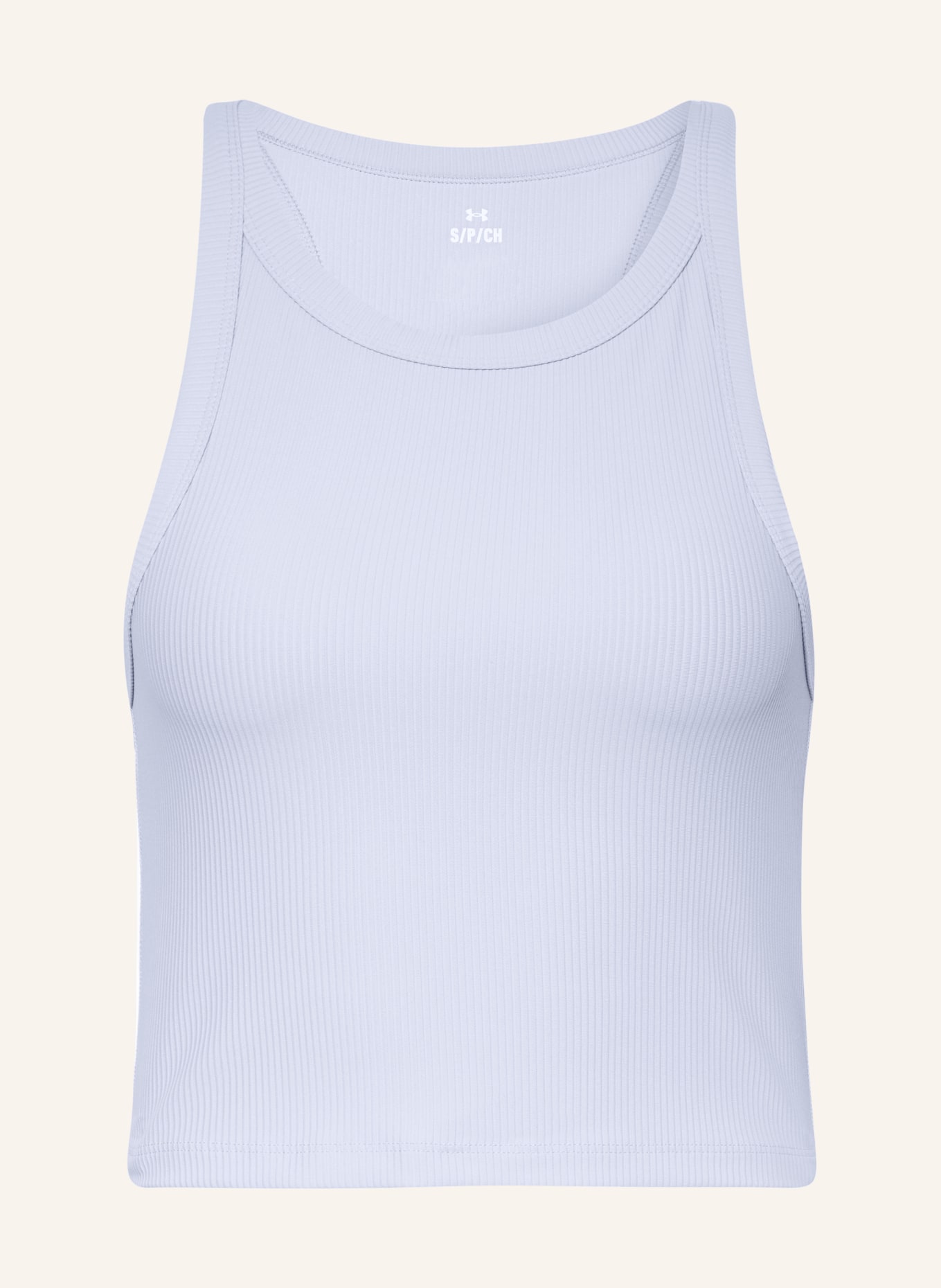 UNDER ARMOUR Cropped top MERIDIAN, Color: LIGHT BLUE (Image 1)