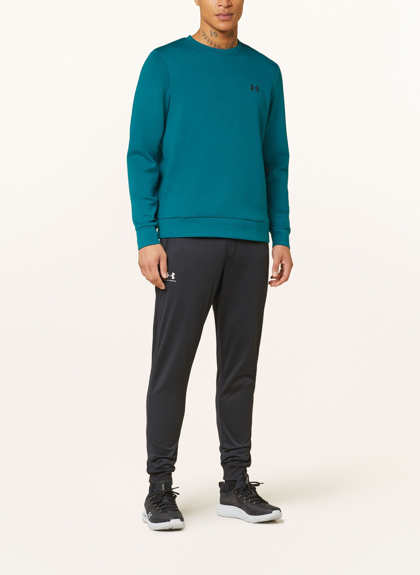 UNDER ARMOUR Sweatshirt UNSTOPPABLE, Color: TEAL (Image 2)