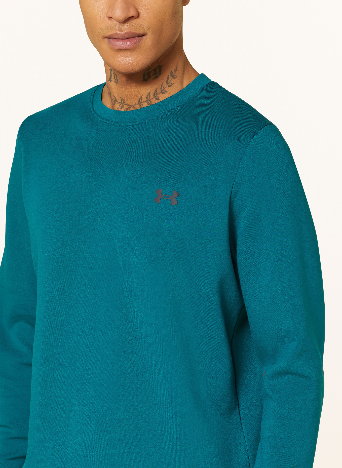 UNDER ARMOUR Sweatshirt UNSTOPPABLE, Color: TEAL (Image 4)