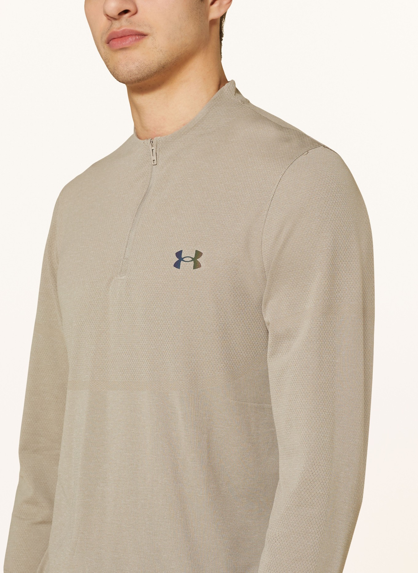 UNDER ARMOUR Long sleeve shirt, Color: TAUPE (Image 4)