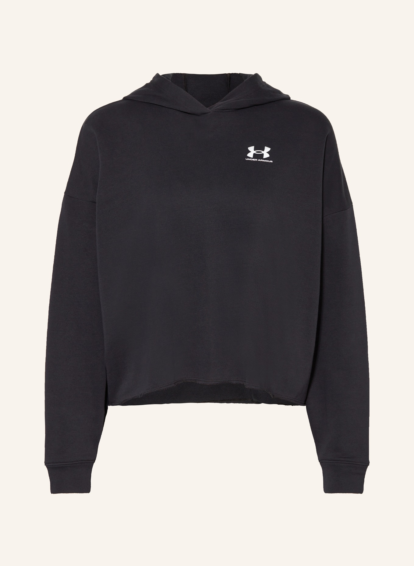 UNDER ARMOUR Hoodie UA RIVAL, Color: BLACK (Image 1)