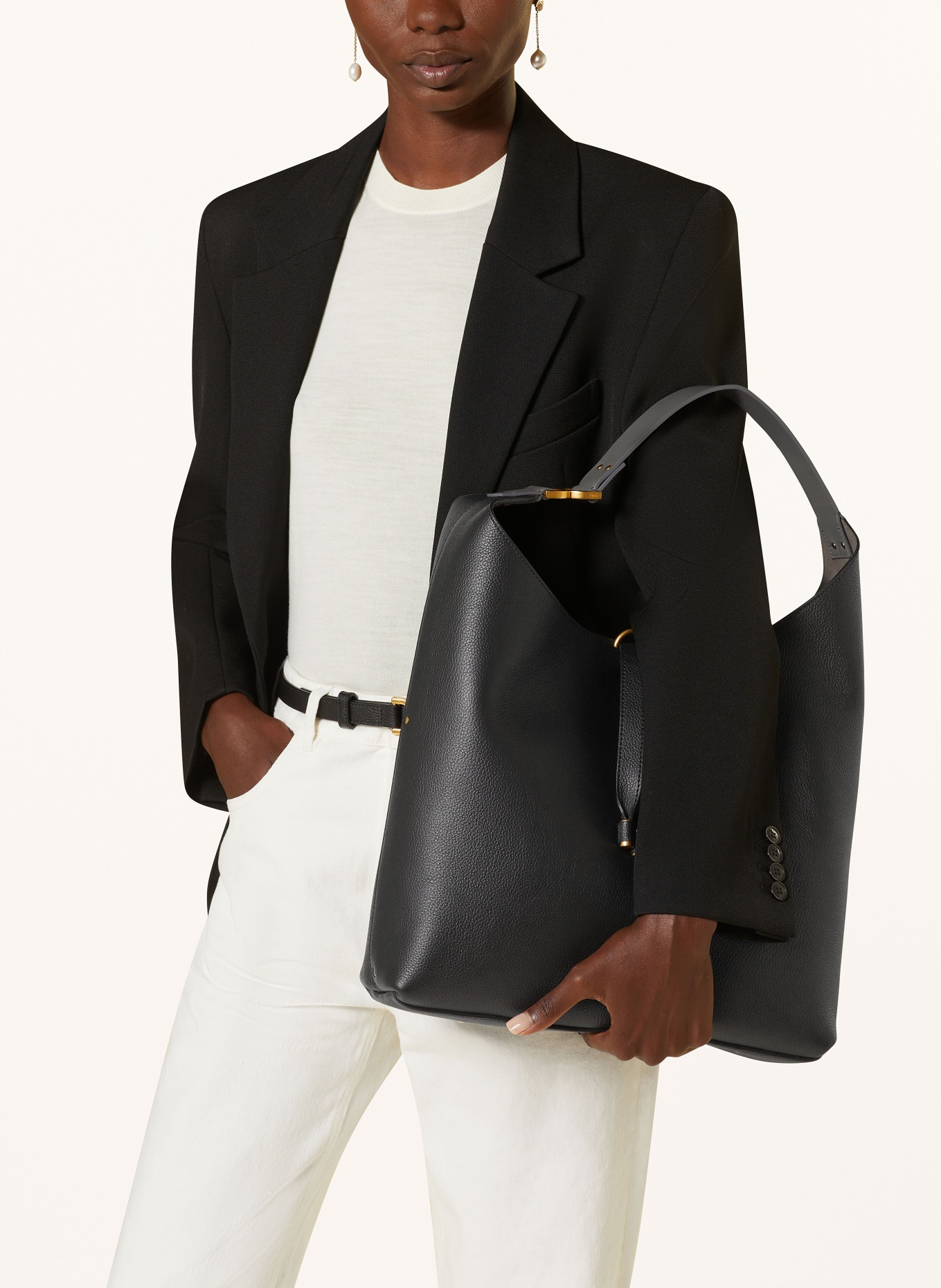 Chloé Hobo-Bag MARCIE, Farbe: BLACK (Bild 4)