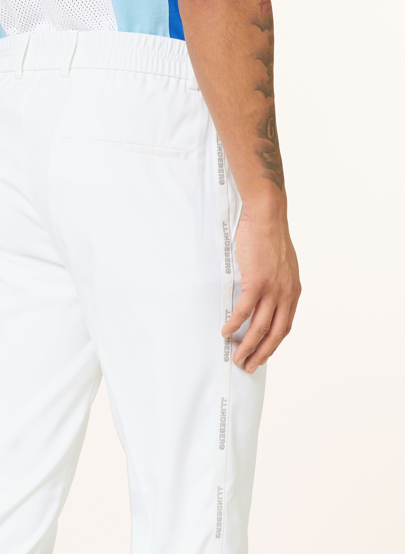 J.LINDEBERG Golf trousers, Color: WHITE (Image 6)