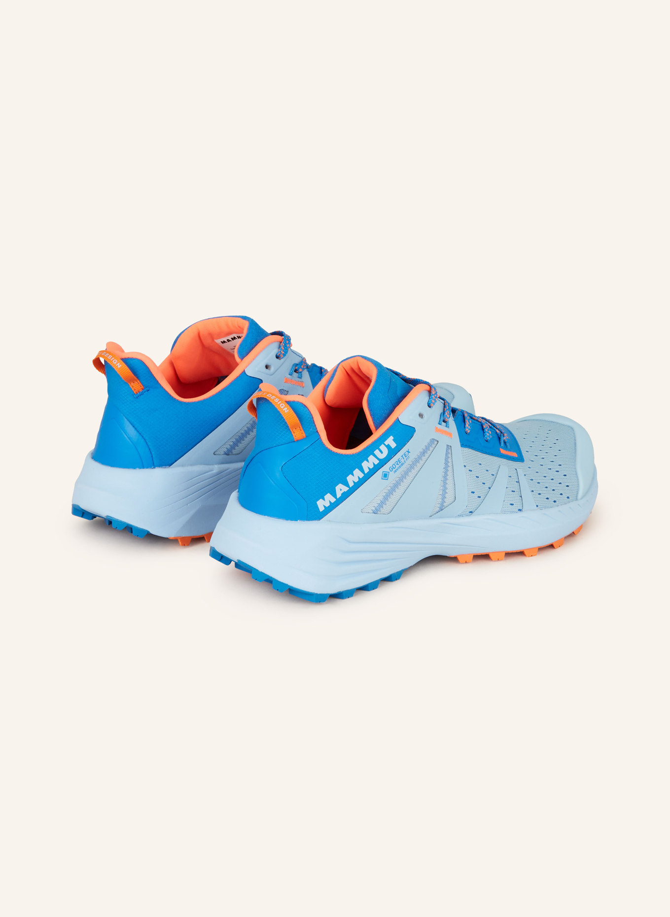 MAMMUT Trailrunning-Schuhe SAENTIS TR LOW GTX, Farbe: HELLBLAU/ BLAU (Bild 2)