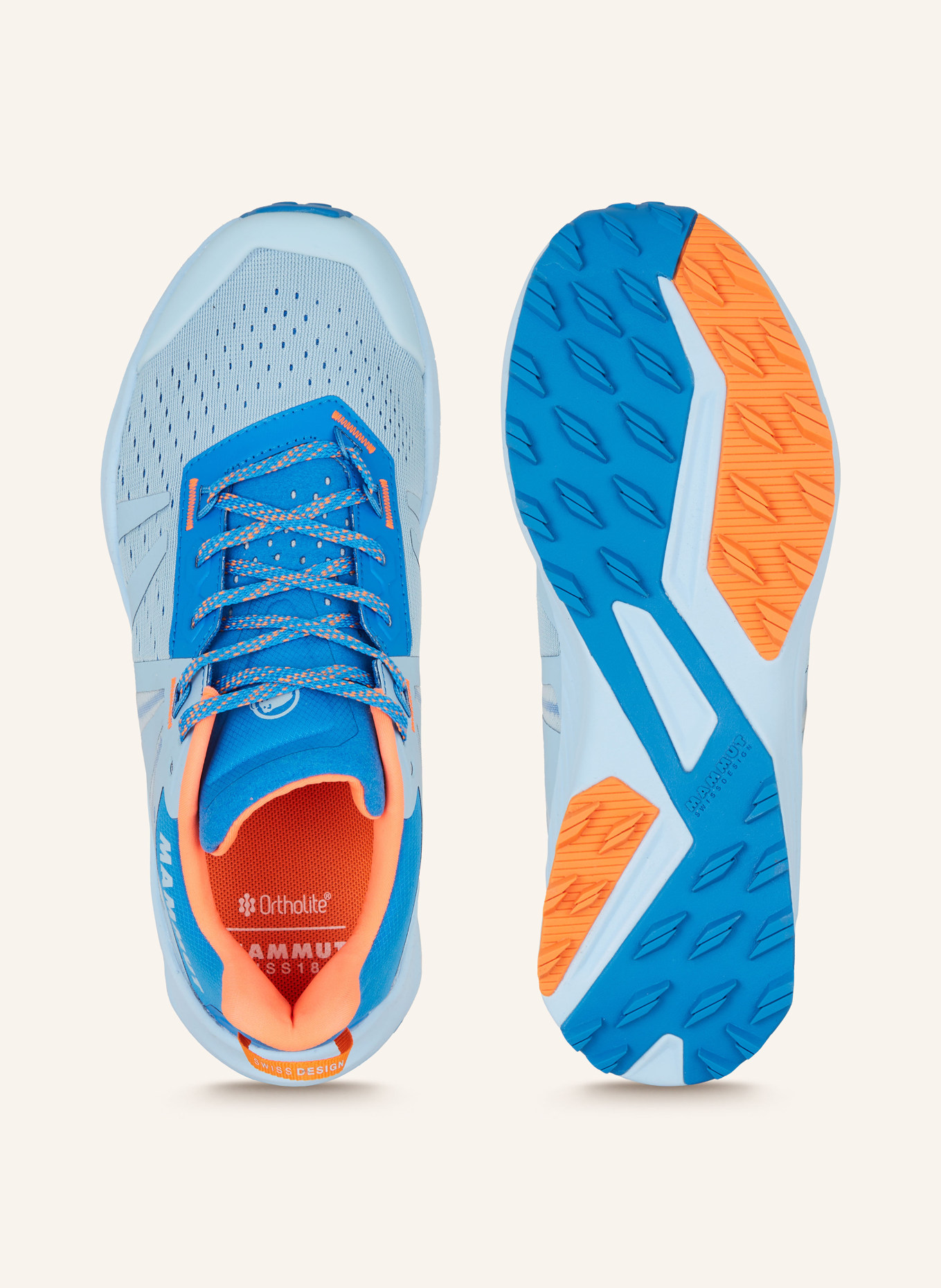 MAMMUT Trailrunning-Schuhe SAENTIS TR LOW GTX, Farbe: HELLBLAU/ BLAU (Bild 5)