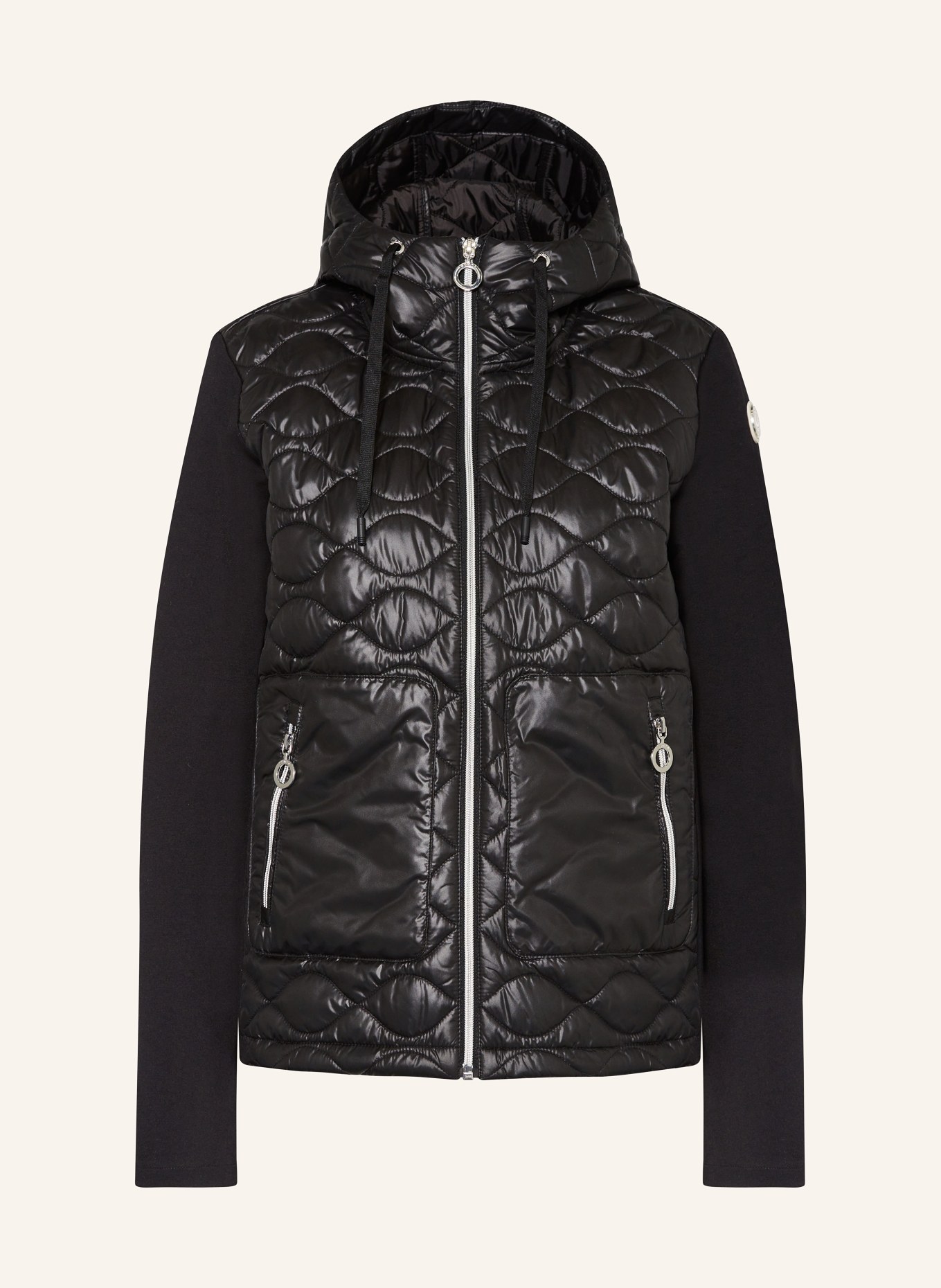 LUHTA Hybrid quilted jacket HUUKARI, Color: BLACK (Image 1)