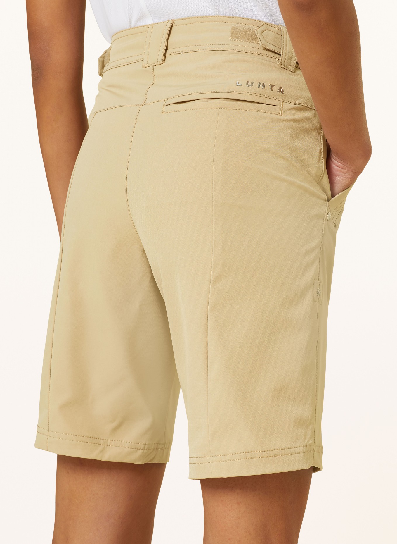 LUHTA Golf shorts ESPHOLM, Color: 021 PUDER (Image 6)