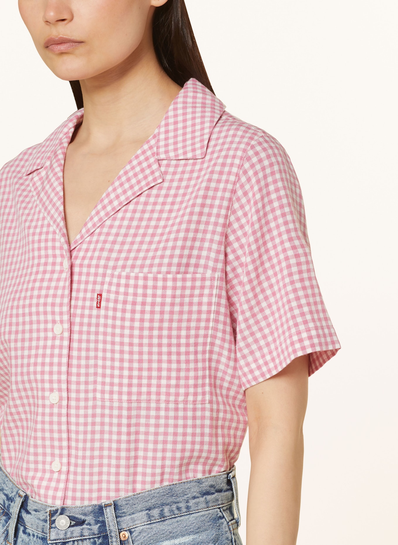 Levi's® Shirt blouse JOYCE, Color: PINK/ WHITE (Image 4)