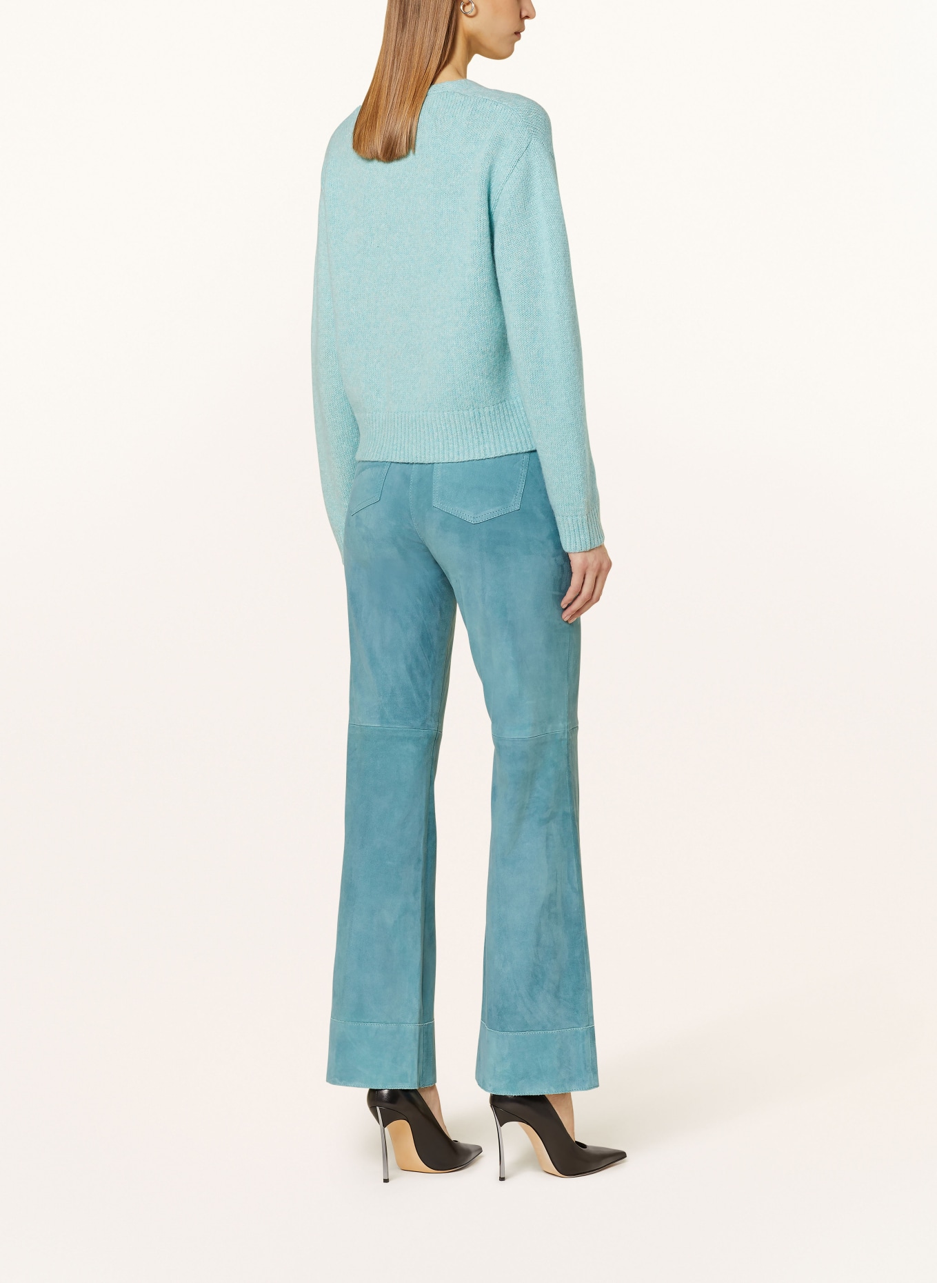 LUISA CERANO Knit cardigan with alpaca, Color: MINT (Image 3)