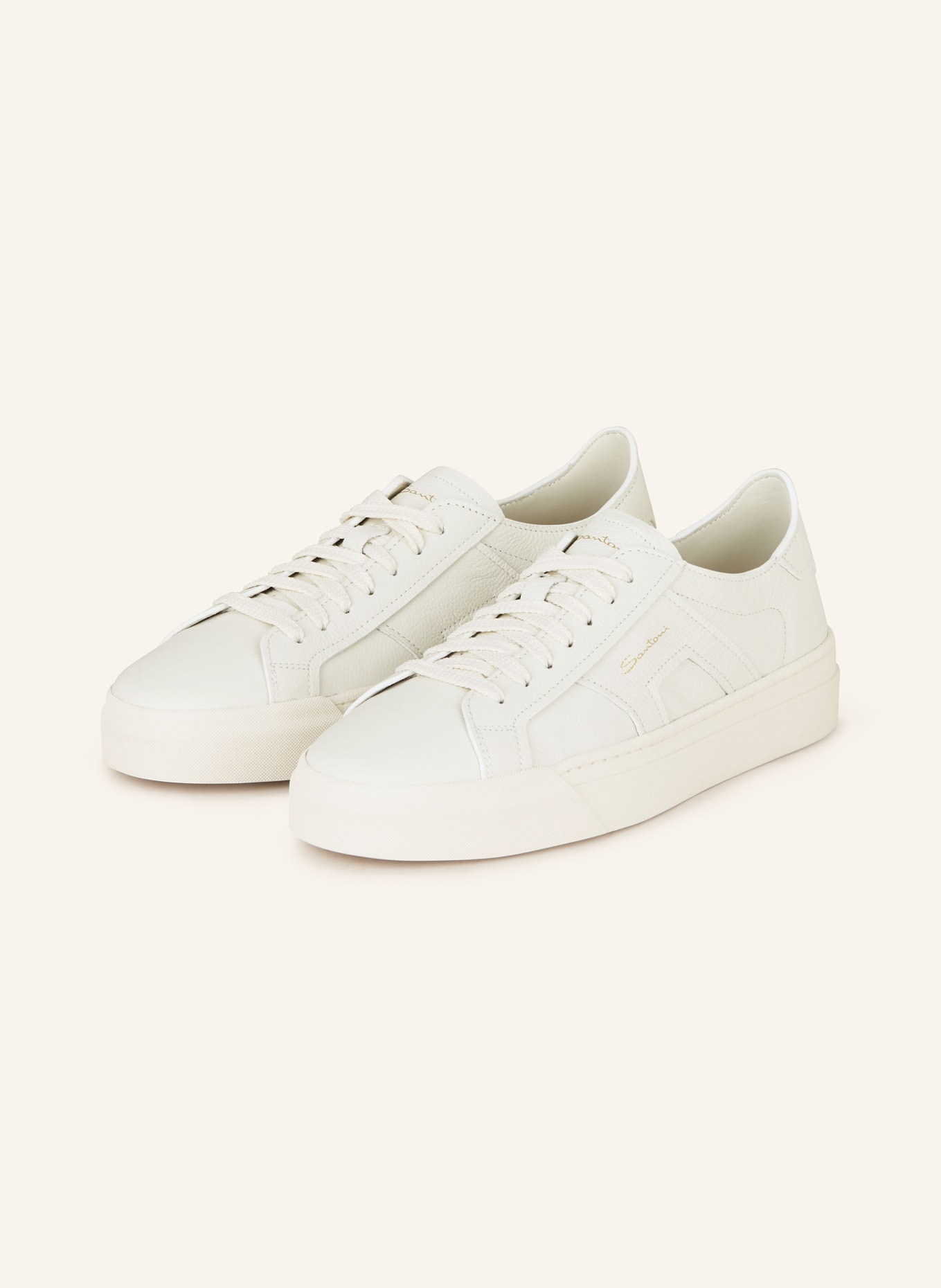 Santoni Sneakers DOUBLE BUCKLE, Color: WHITE (Image 1)