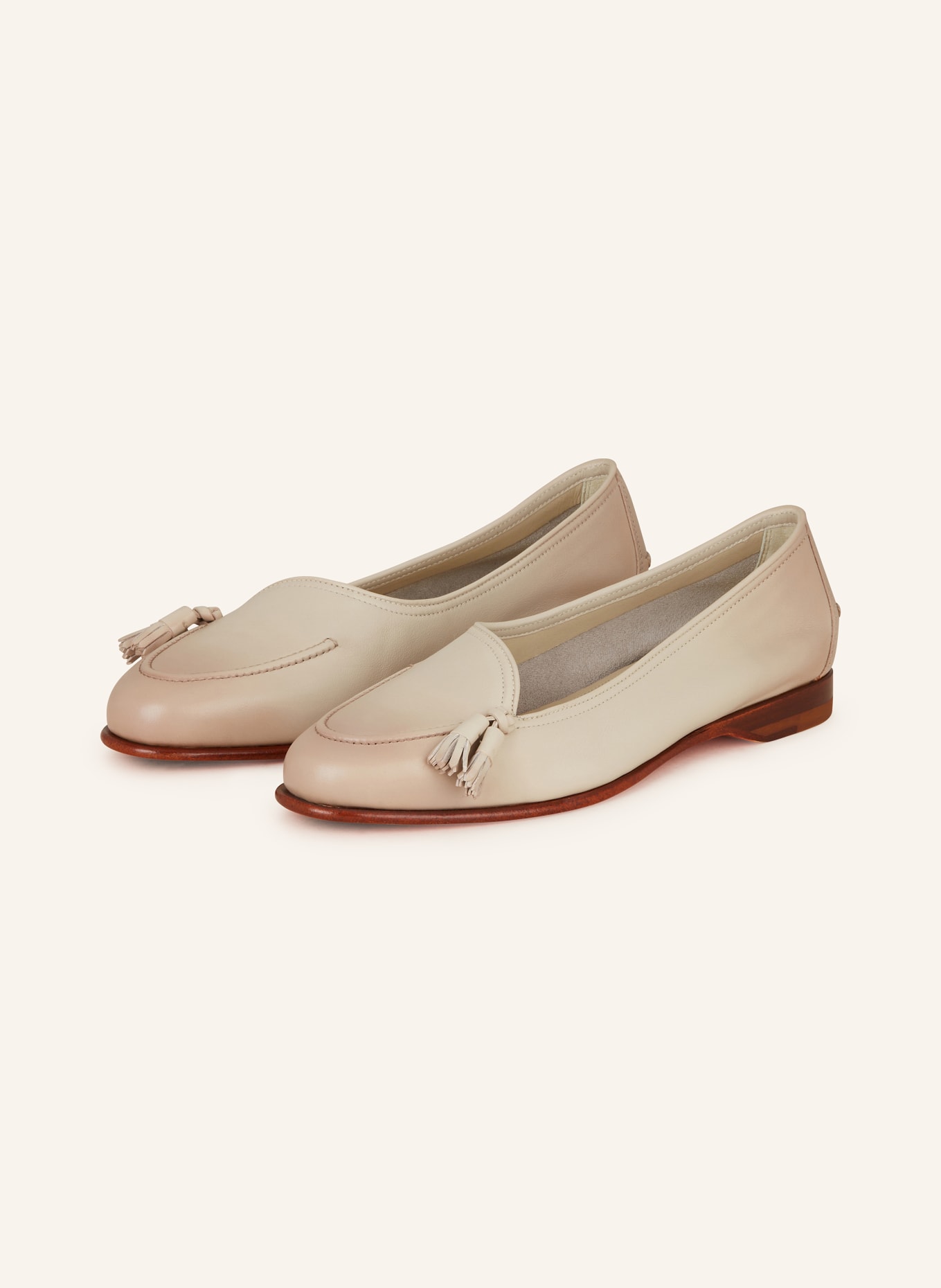 Santoni Loafers ANDREAW, Color: BEIGE (Image 1)