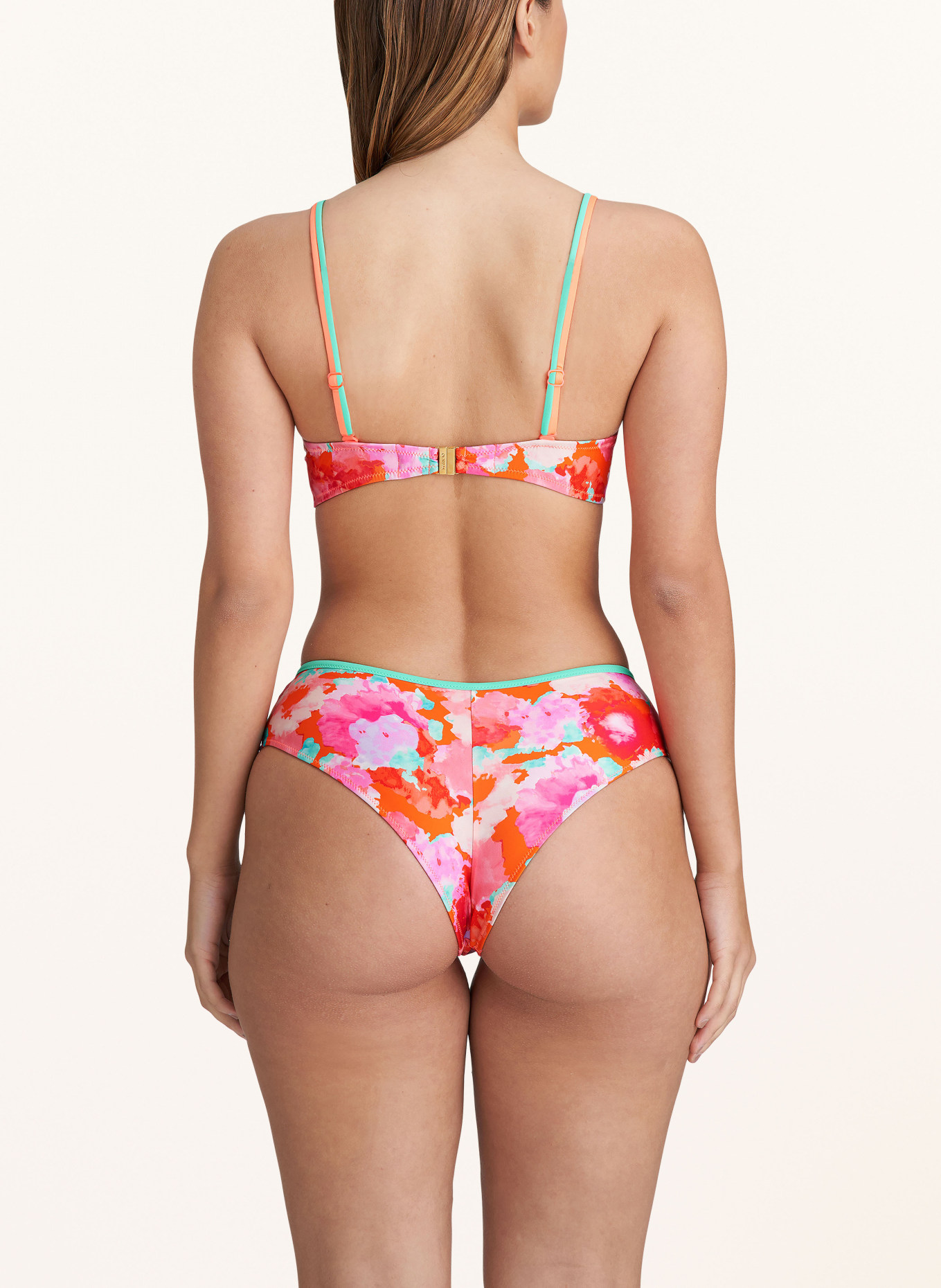 MARIE JO Bügel-Bikini-Top APOLLONIS, Farbe: PINK/ ORANGE/ MINT (Bild 3)
