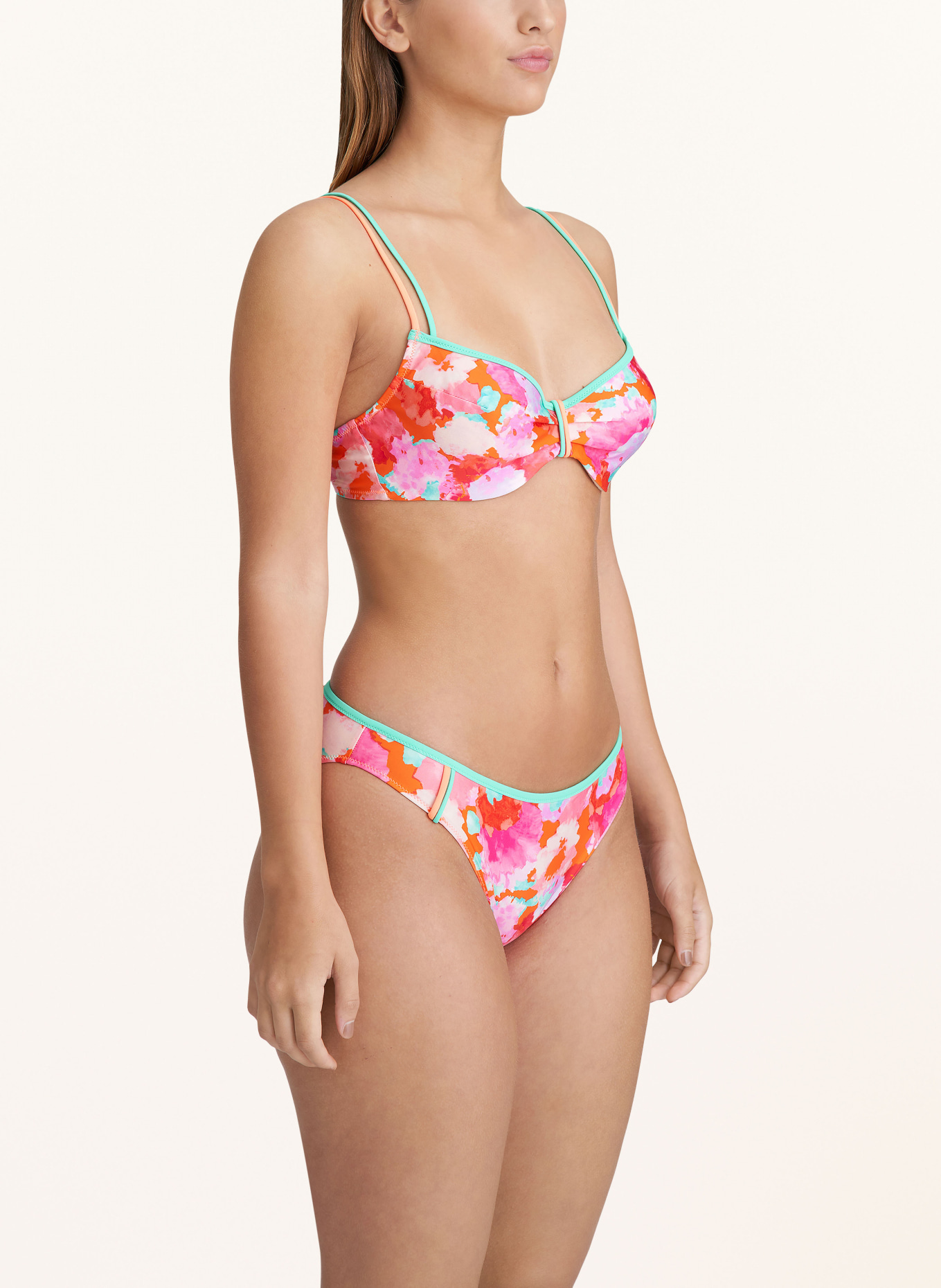 MARIE JO Underwired bikini top APOLLONIS, Color: PINK/ PINK/ MINT (Image 4)