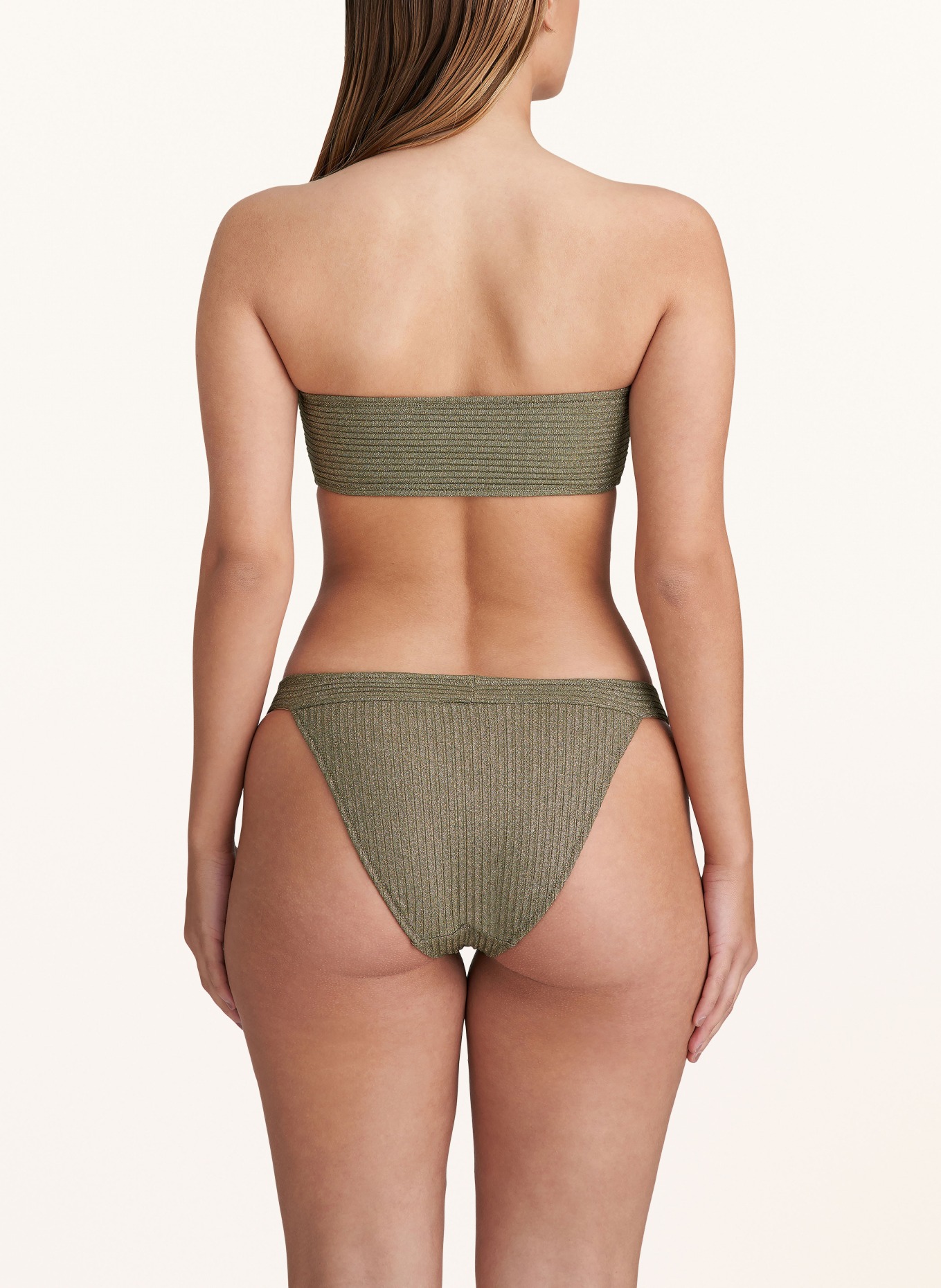 MARIE JO Basic bikini bottoms TINJIS with glitter thread, Color: GREEN (Image 3)