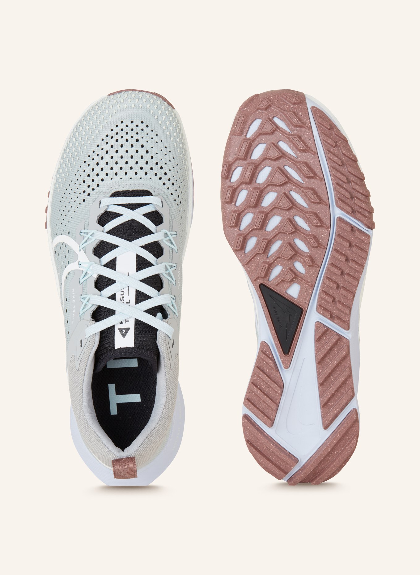 Nike Trailrunning-Schuhe PEGASUS TRAIL 4, Farbe: GRAU/ WEISS (Bild 5)