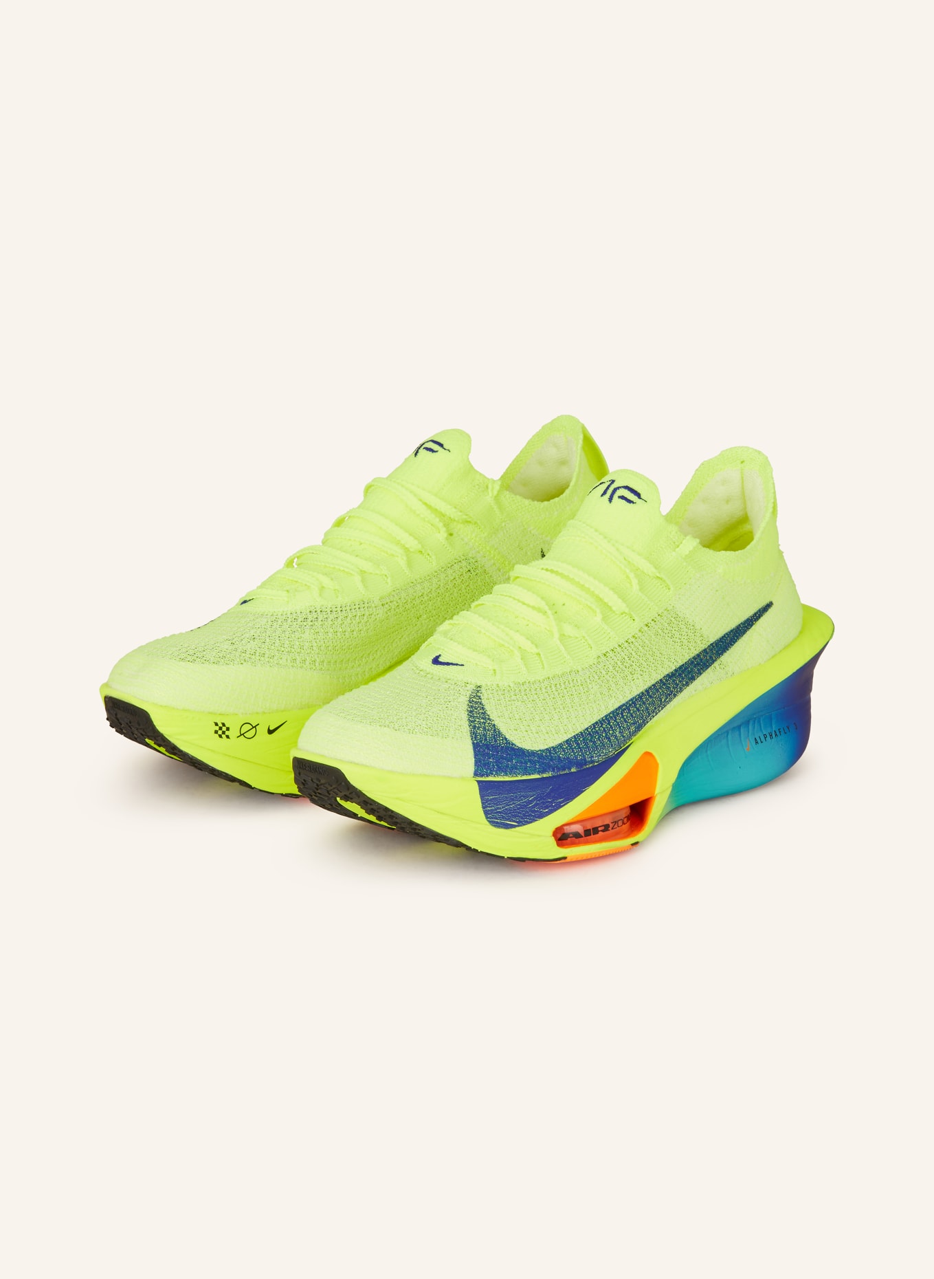 Nike Běžecké boty AIR ZOOM ALPHAFLY 3, Barva: NEONOVĚ ŽLUTÁ (Obrázek 1)