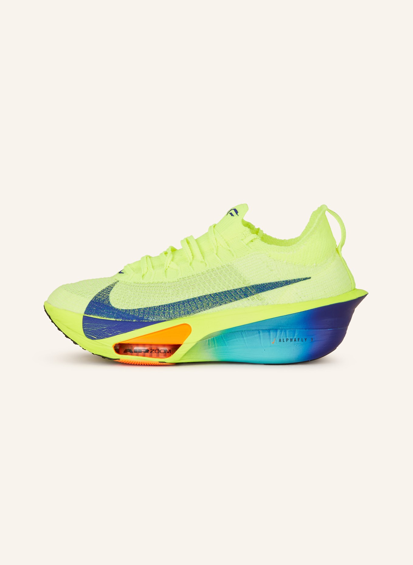 Nike Laufschuhe AIR ZOOM ALPHAFLY 3, Farbe: NEONGELB (Bild 4)