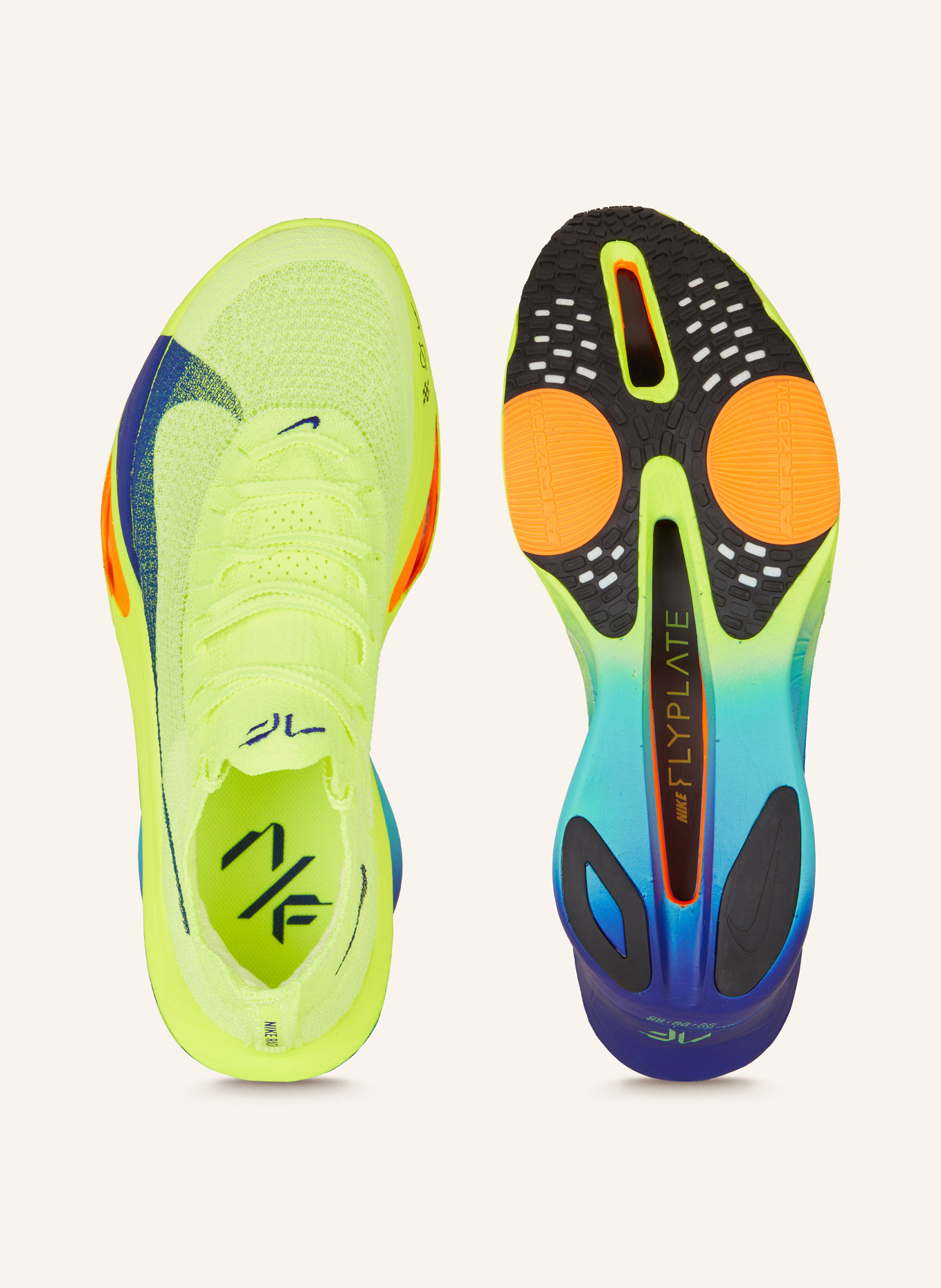 Nike Laufschuhe AIR ZOOM ALPHAFLY 3, Farbe: NEONGELB (Bild 5)