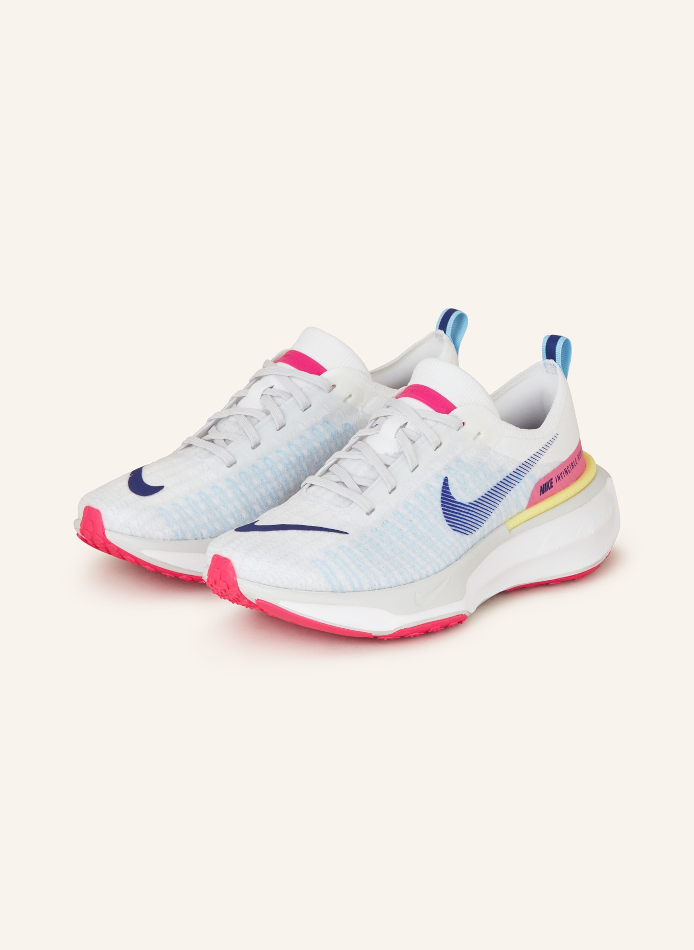 Nike Laufschuhe INVINCIBLE 3, Farbe: WEISS/ BLAU/ PINK (Bild 1)
