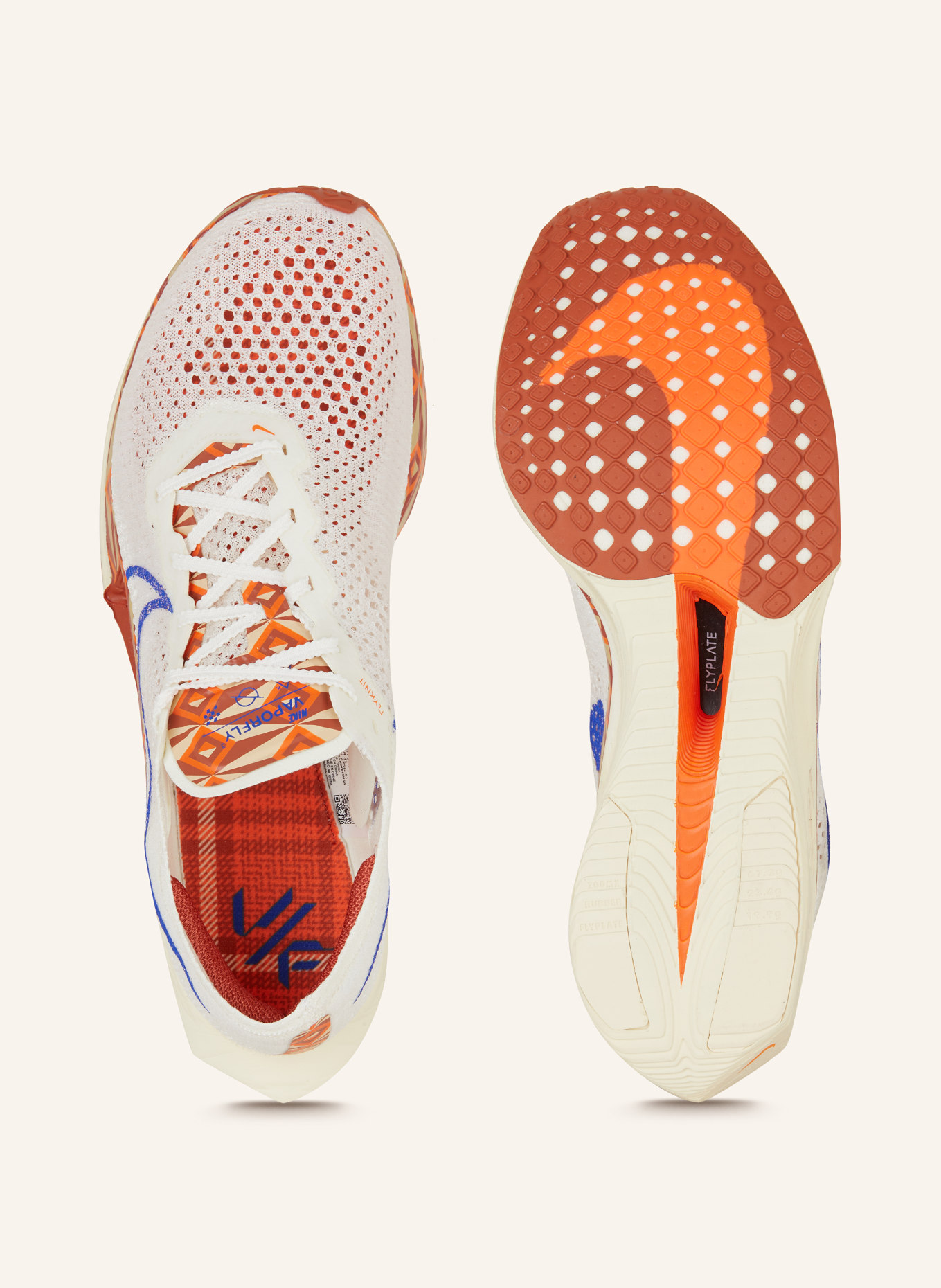 Nike Laufschuhe VAPORFLY 3 PREMIUM, Farbe: WEISS/ BLAU (Bild 5)