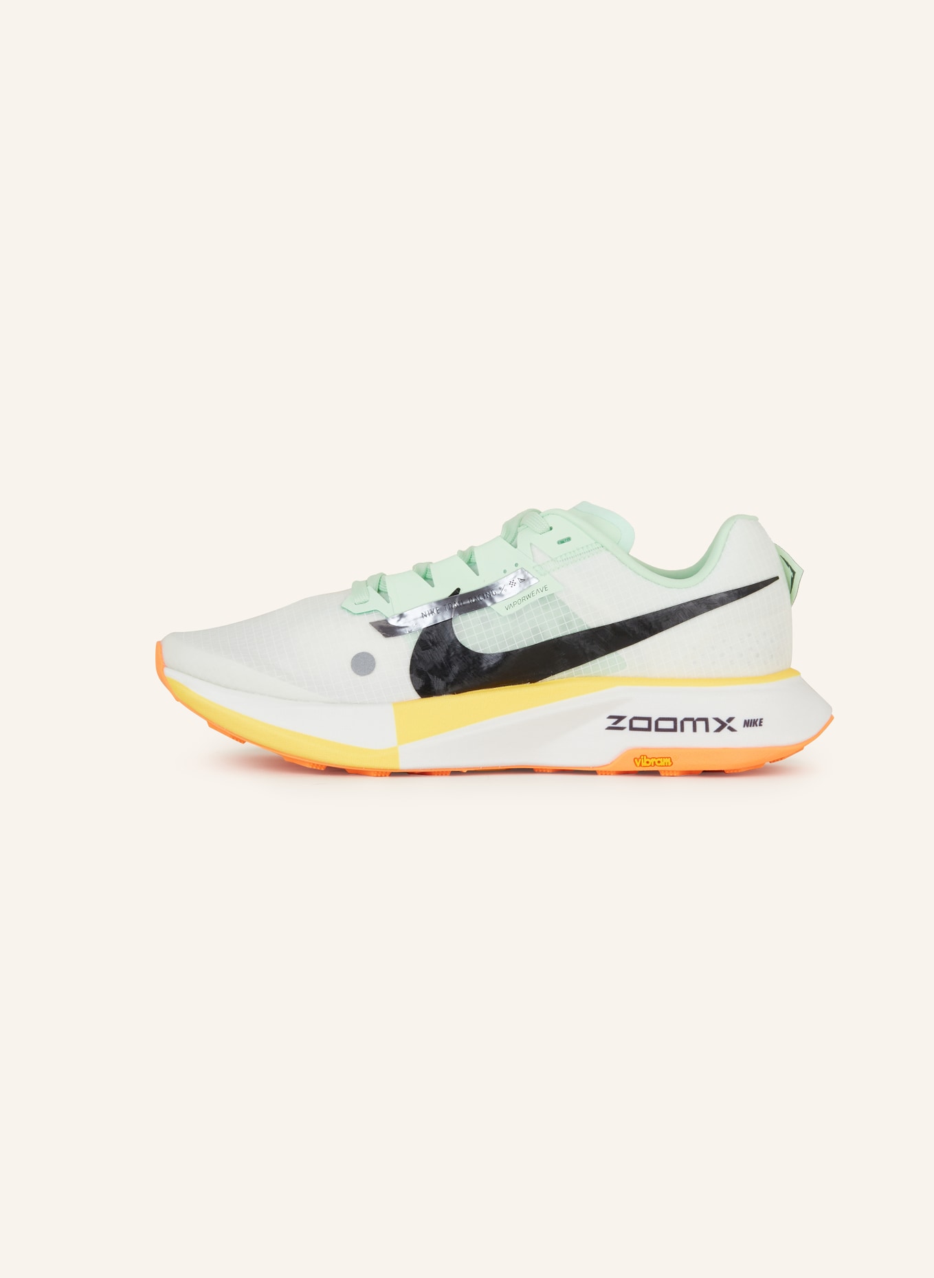 Nike Trail running shoes ULTRAFLY, Color: WHITE/ MINT/ DARK YELLOW (Image 4)