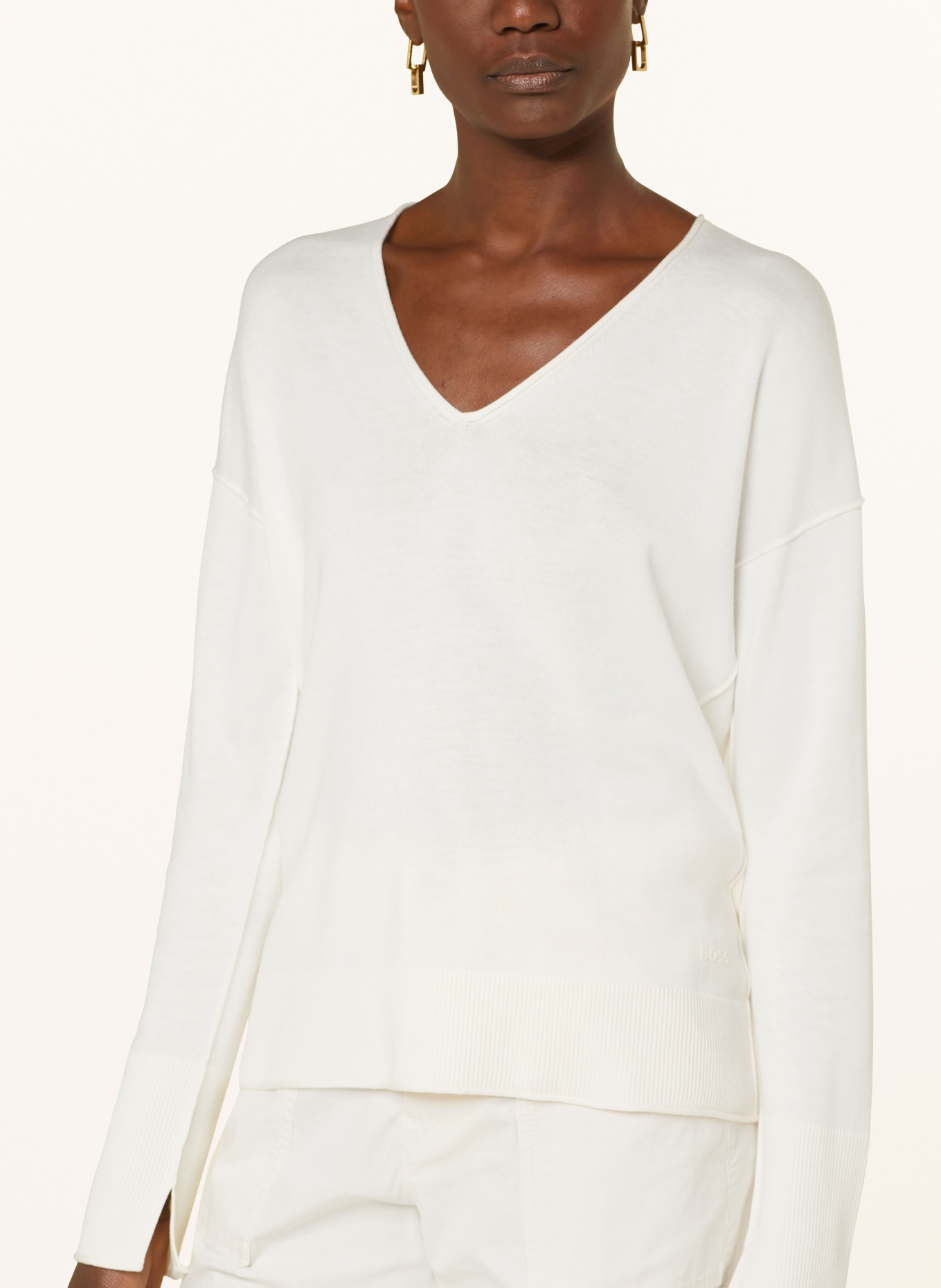 BOSS Sweater FRENO, Color: WHITE (Image 4)