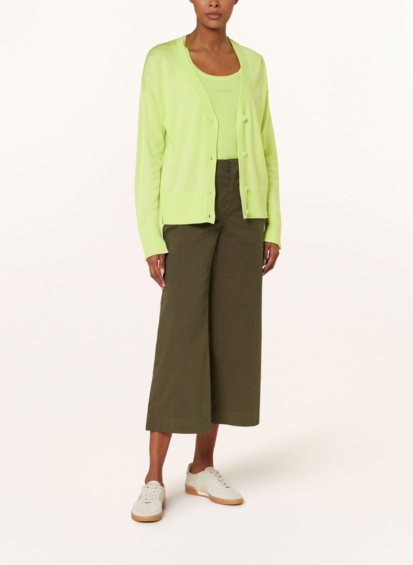 BOSS Cardigan FEDA, Color: GREEN (Image 2)