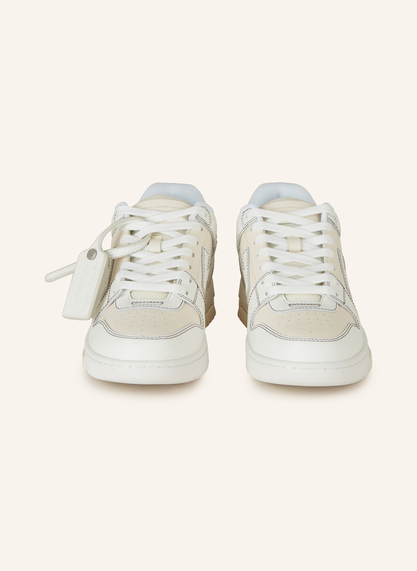 Off-White Sneakers OUT OF OFFICE, Color: CREAM/ WHITE (Image 3)