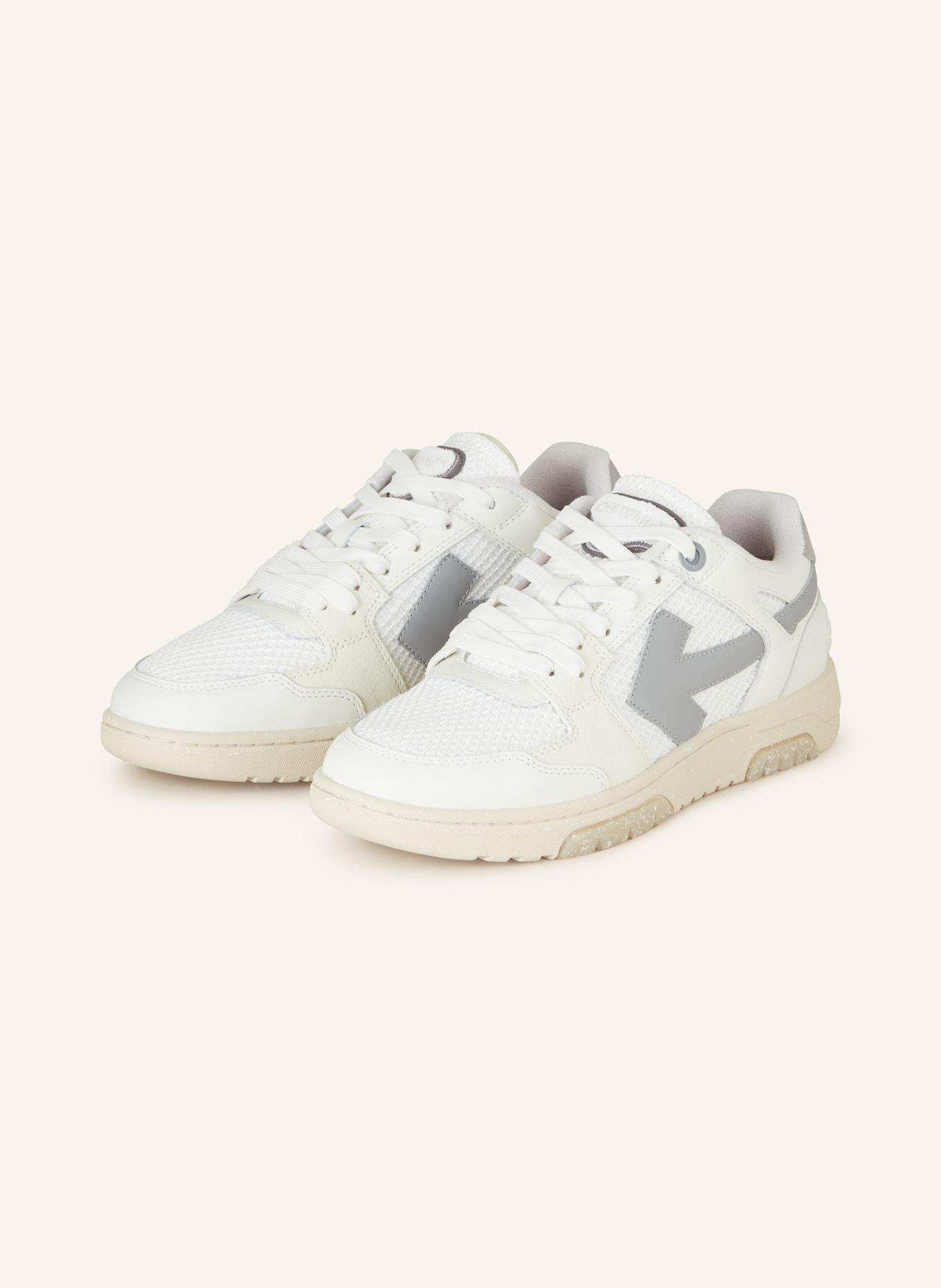 Off-White Sneakers SLIM OUT OF OFFICE, Color: WHITE/ GRAY (Image 1)