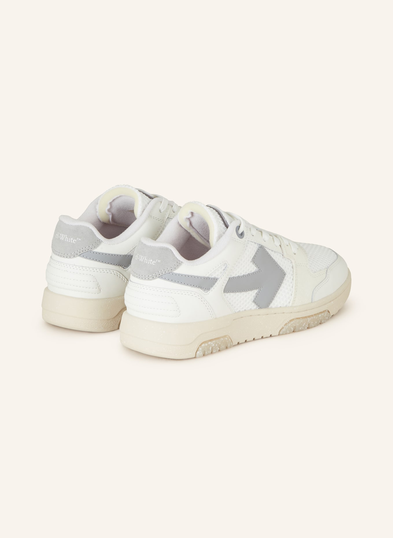 Off-White Sneakers SLIM OUT OF OFFICE, Color: WHITE/ GRAY (Image 2)