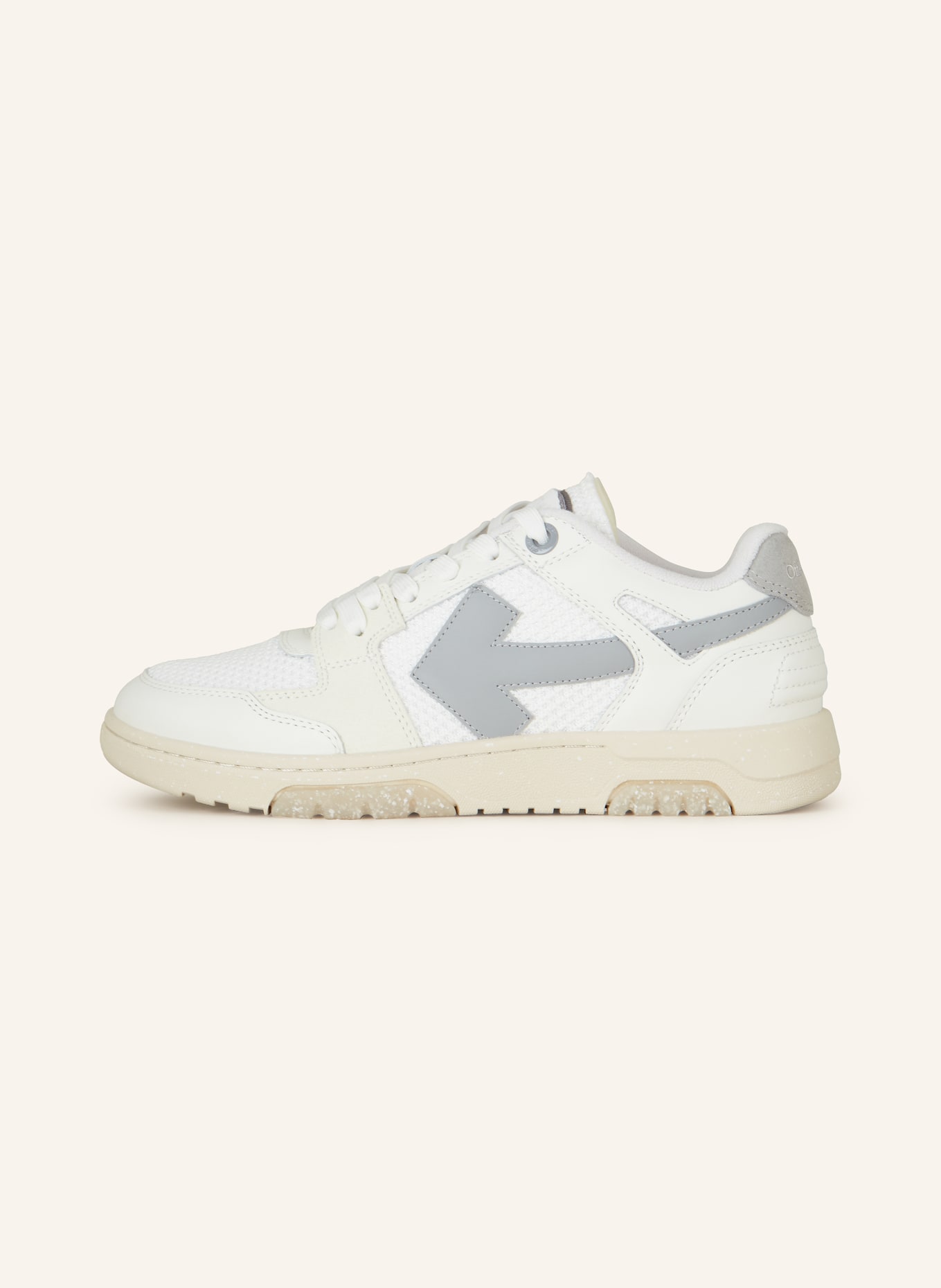 Off-White Sneaker SLIM OUT OF OFFICE, Farbe: WEISS/ GRAU (Bild 4)
