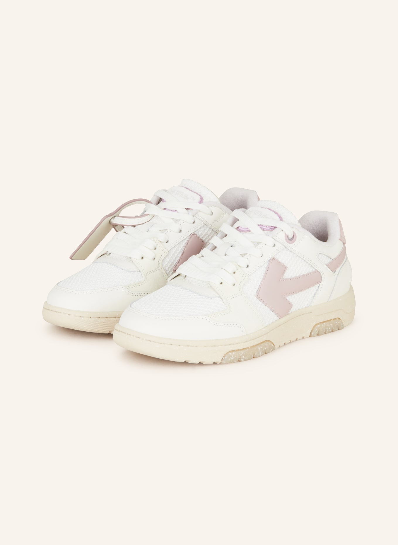 Off-White Sneakers SLIM OUT OF OFFICE, Color: WHITE/ LIGHT PURPLE (Image 1)